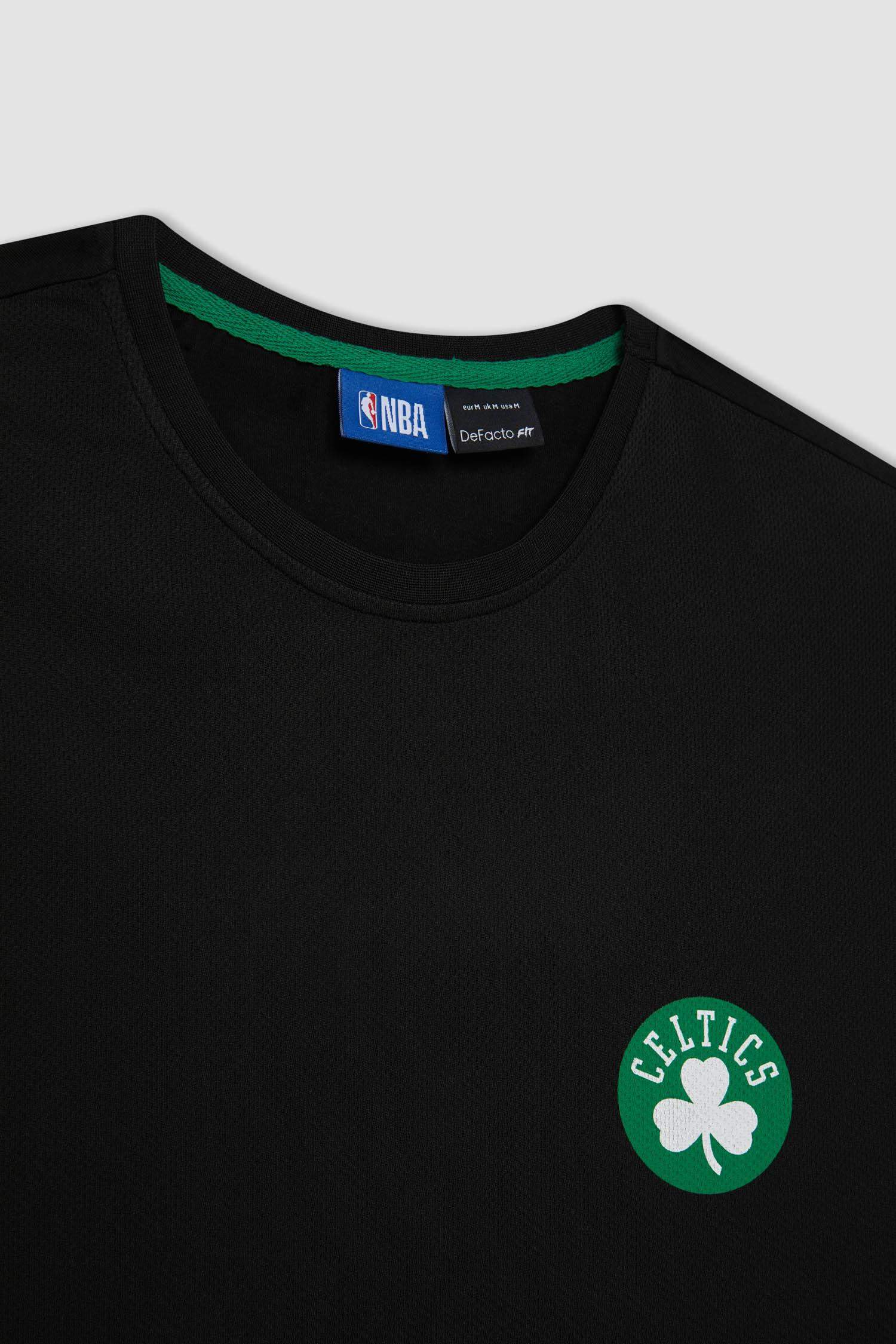 Defacto Fit NBA Boston Celtics Licensed Regular Fit Crew Neck Sportsman T-Shirt