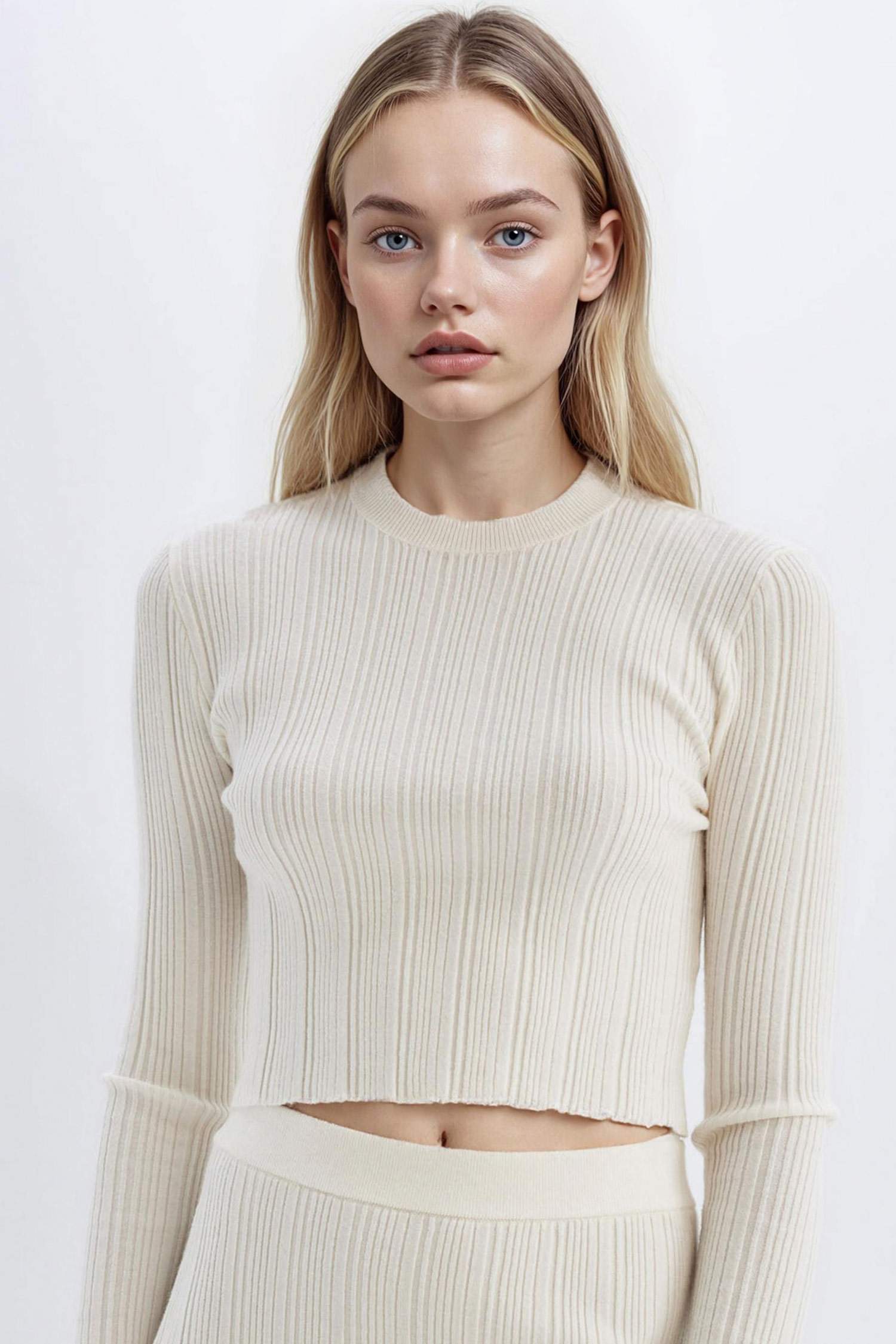 Pull Tricot Col Ras Du Cou