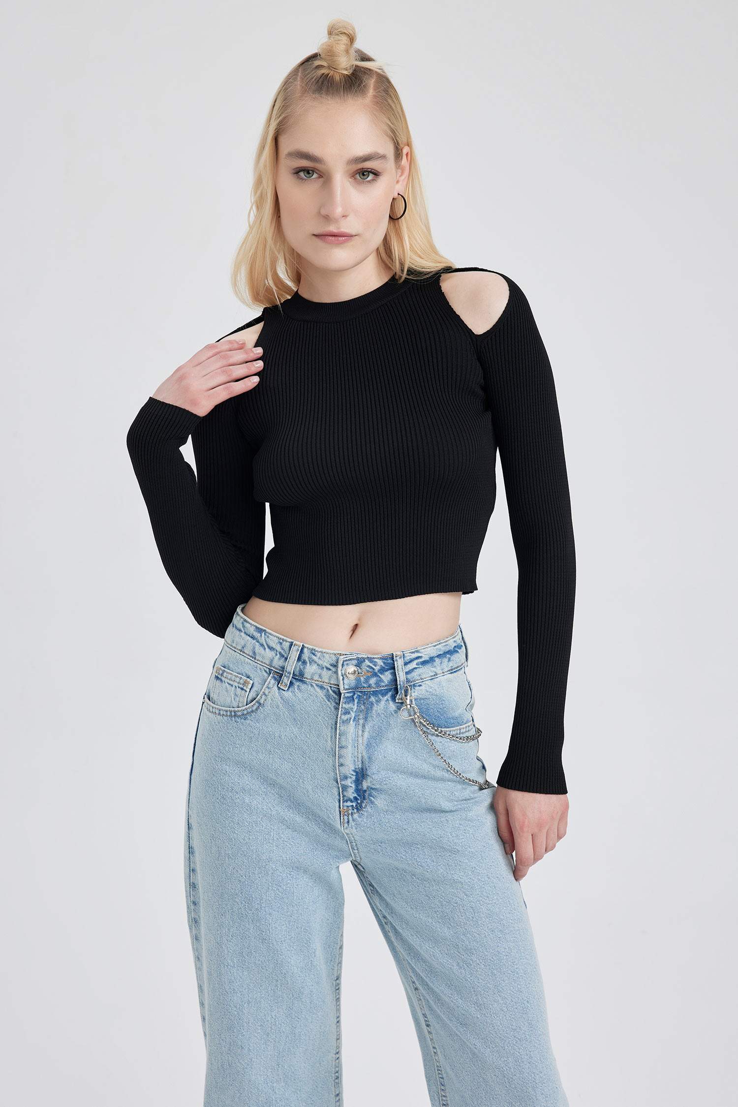 Slim Fit Crew Neck Knitwear Pullover