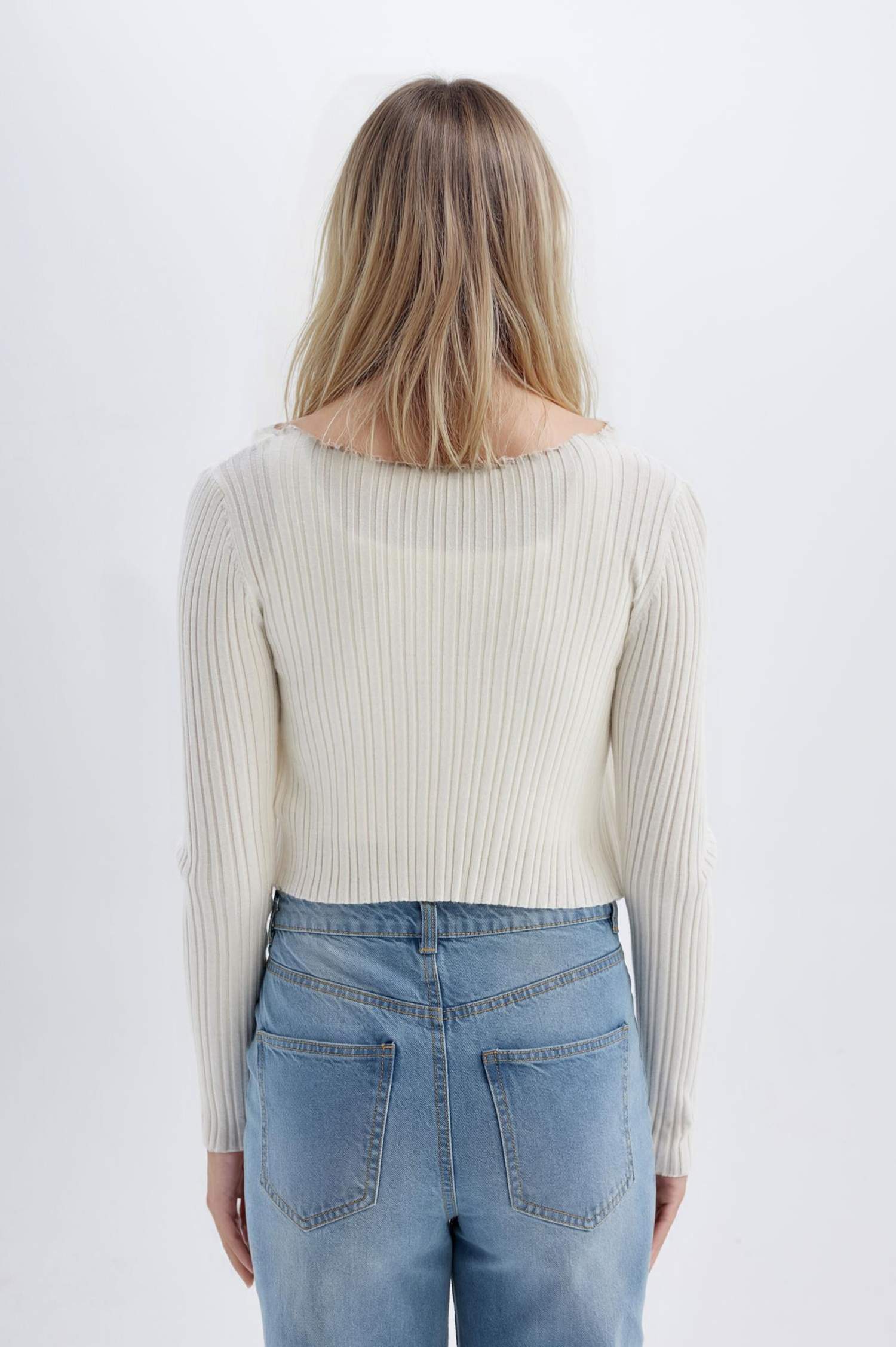 Regular Fit V-Neck Knitwear Cardigan