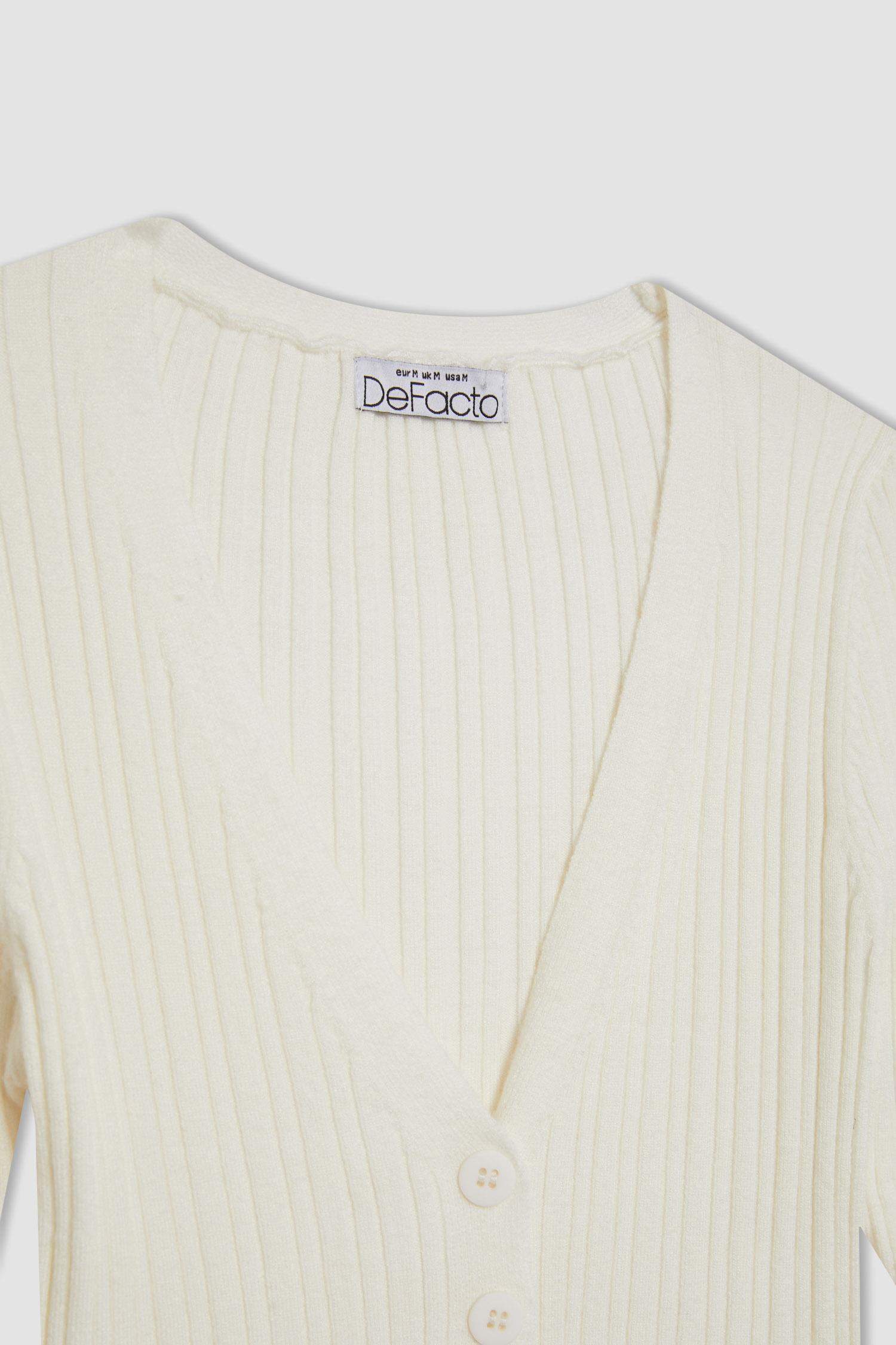 Regular Fit V-Neck Knitwear Cardigan