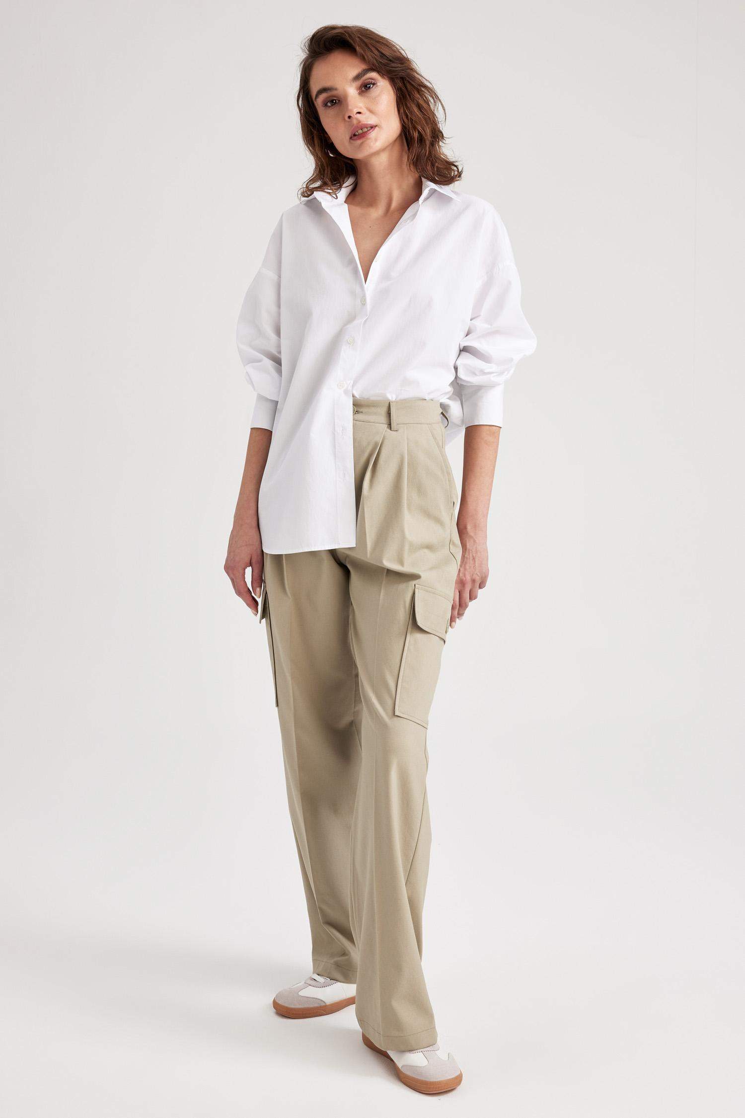 Брюки карго широкие