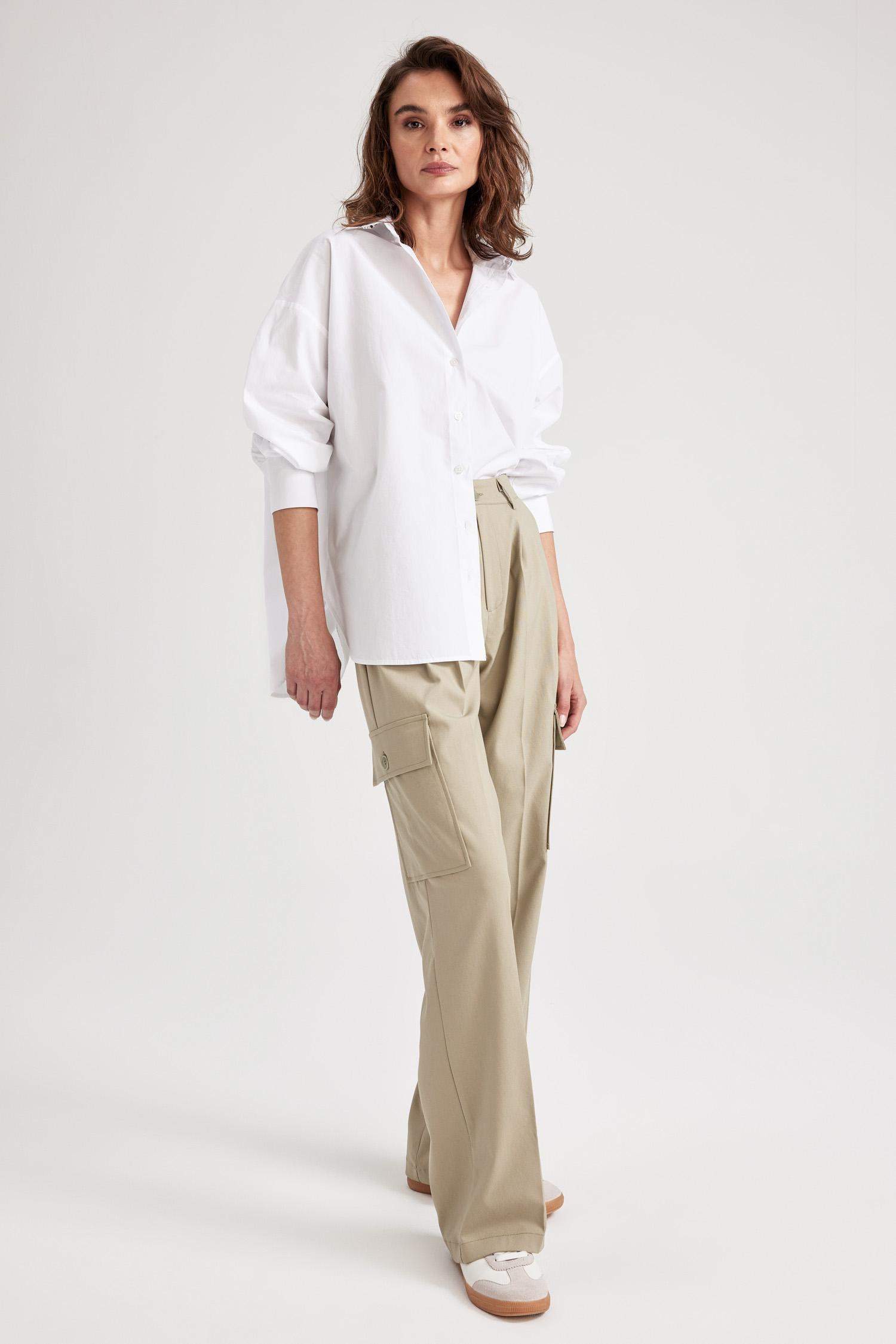 Брюки карго широкие