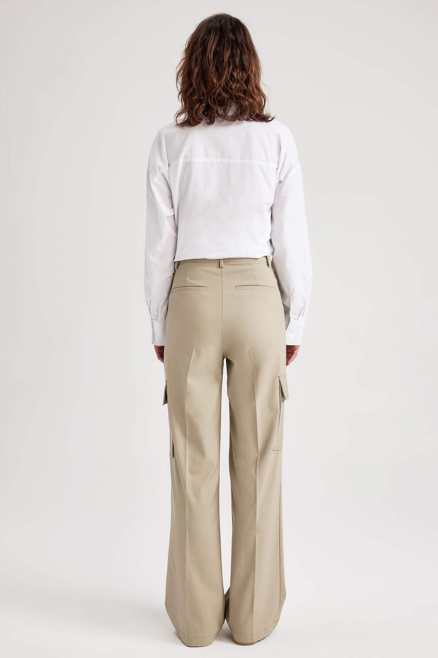 Брюки карго широкие