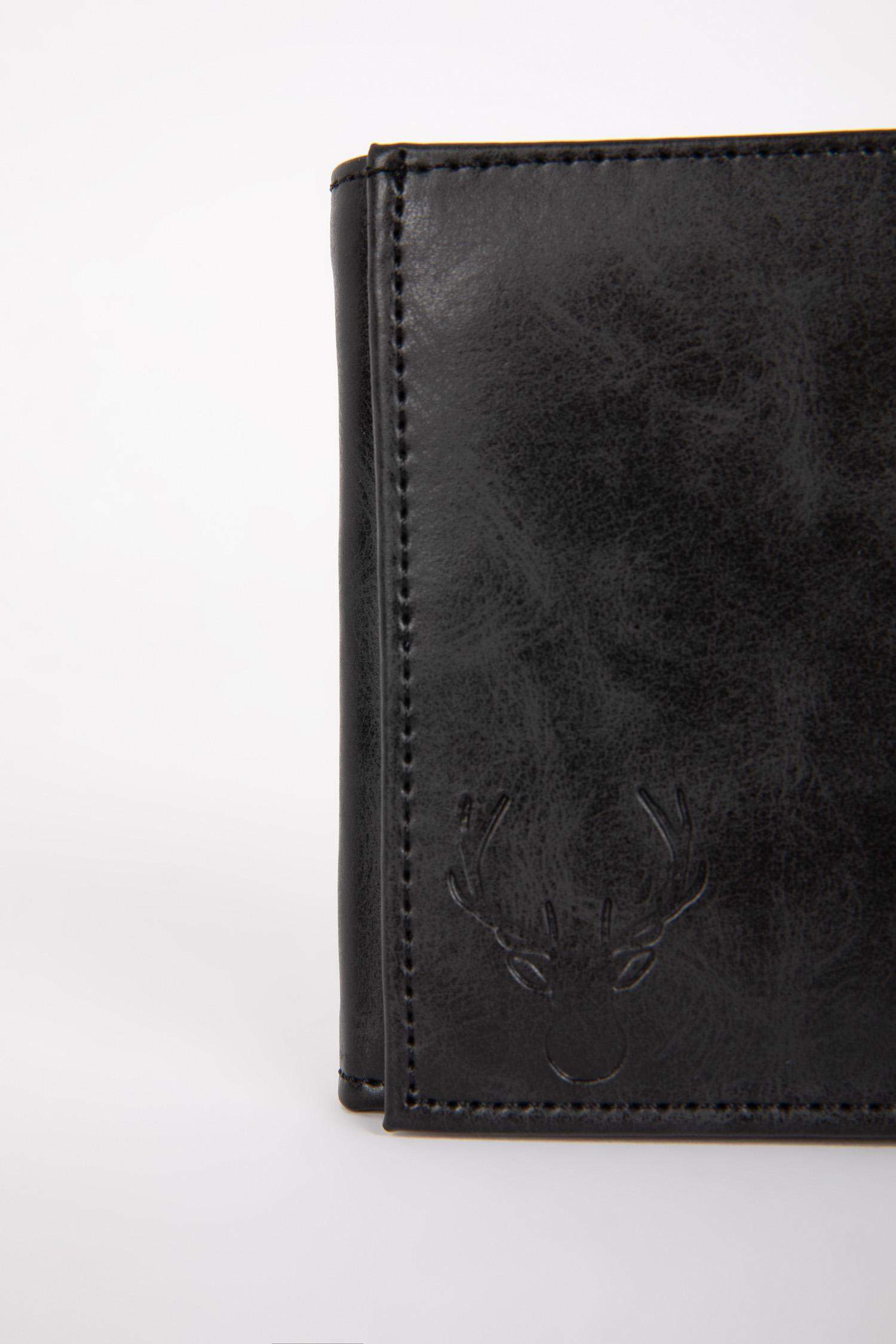Black MEN Men Faux Leather Wallet 2784436 DeFacto