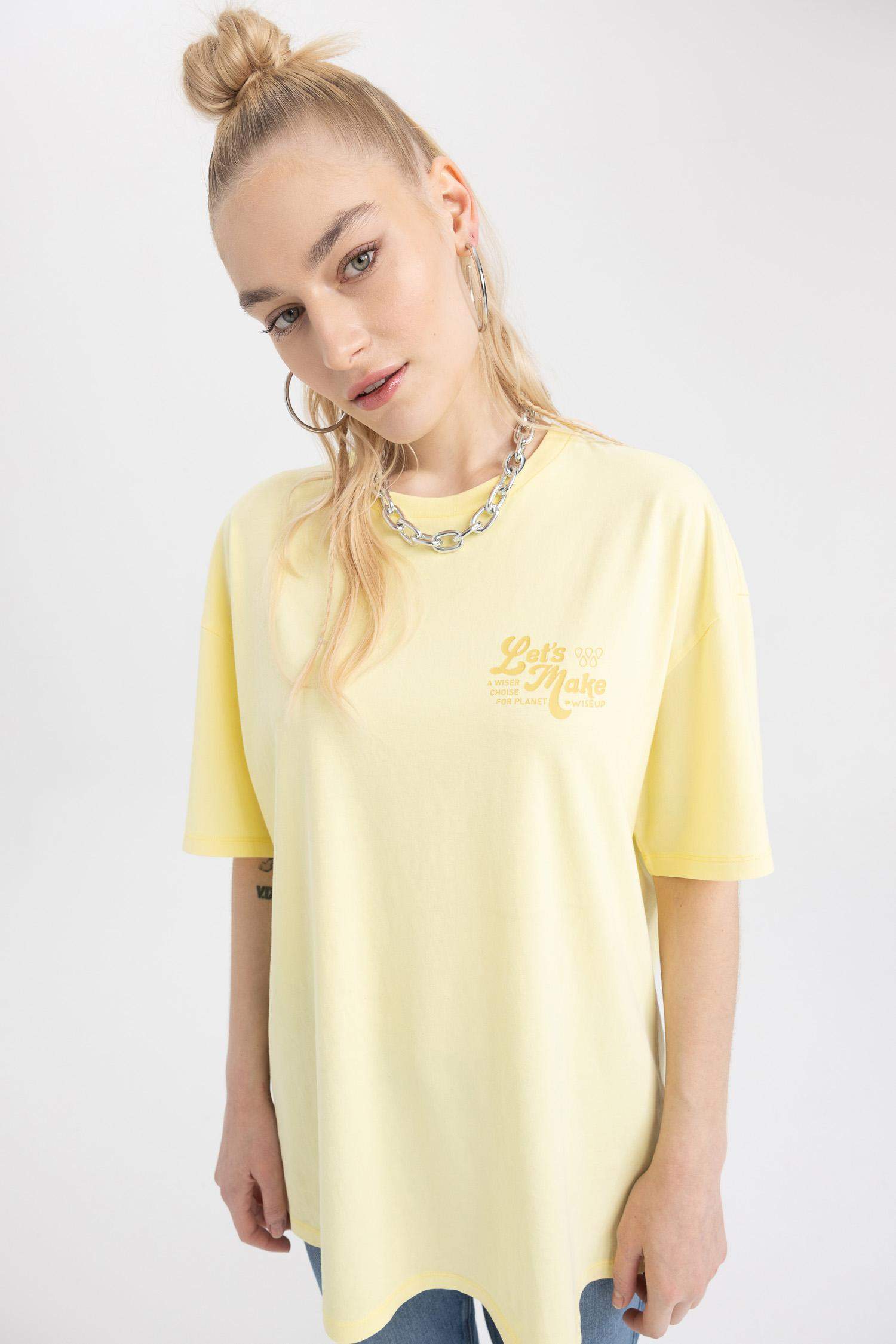 Yellow honey store shirt pacsun