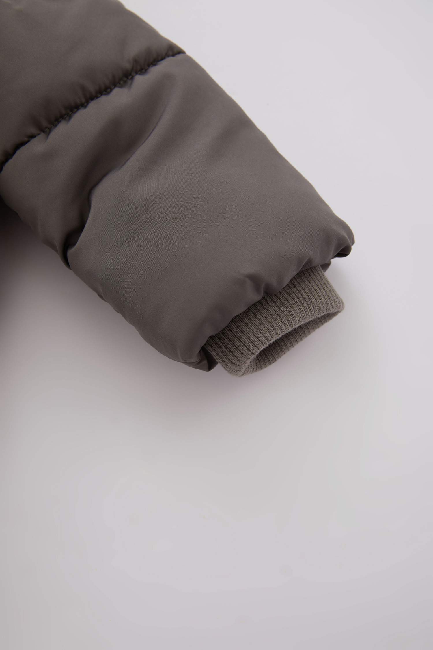 Baby Boy Hooded Fleece Lined Puffer Jacket