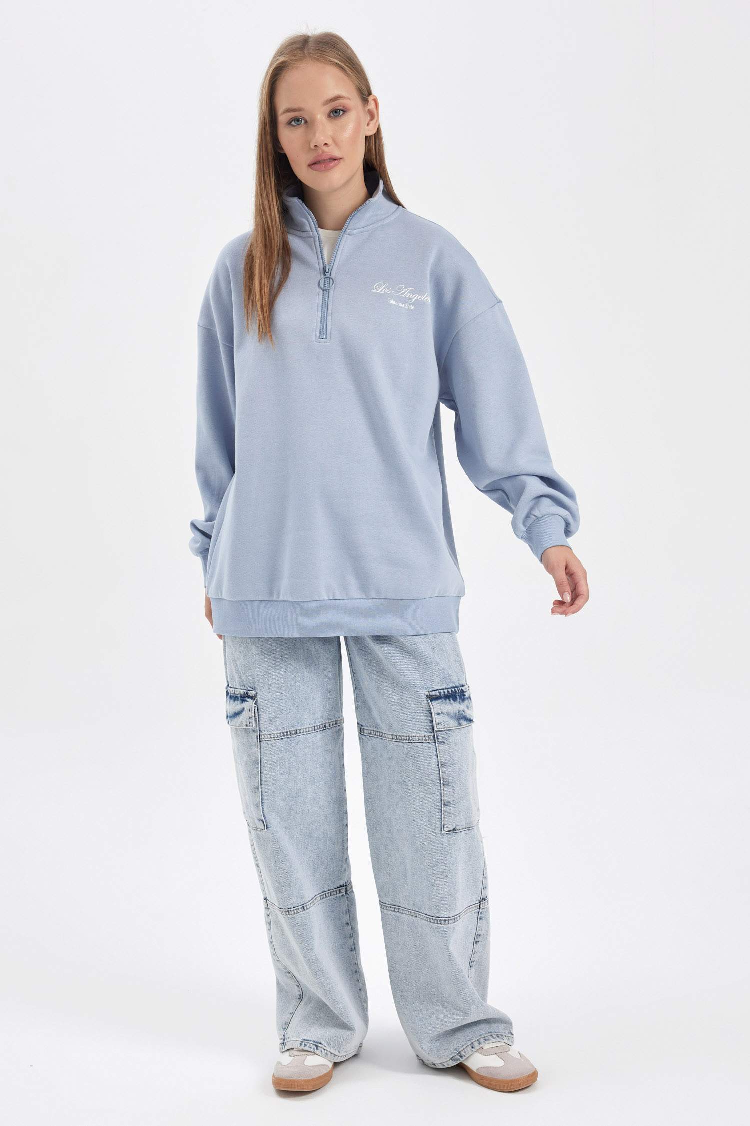 Свитшот оверсайз на молнии, Coool