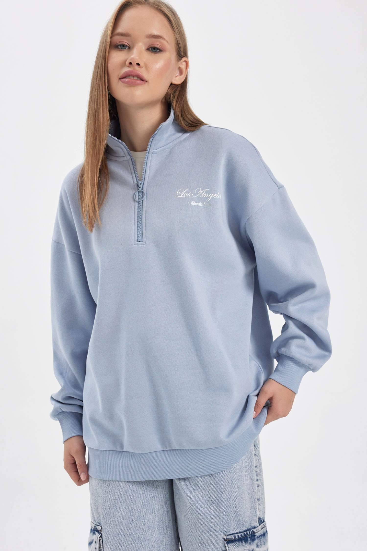 Свитшот оверсайз на молнии, Coool