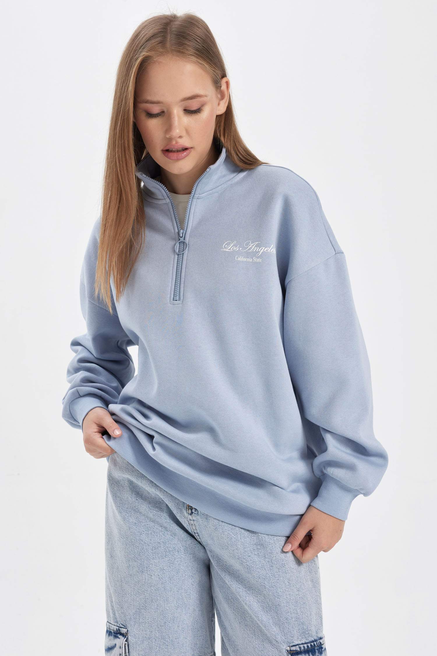 Свитшот оверсайз на молнии, Coool