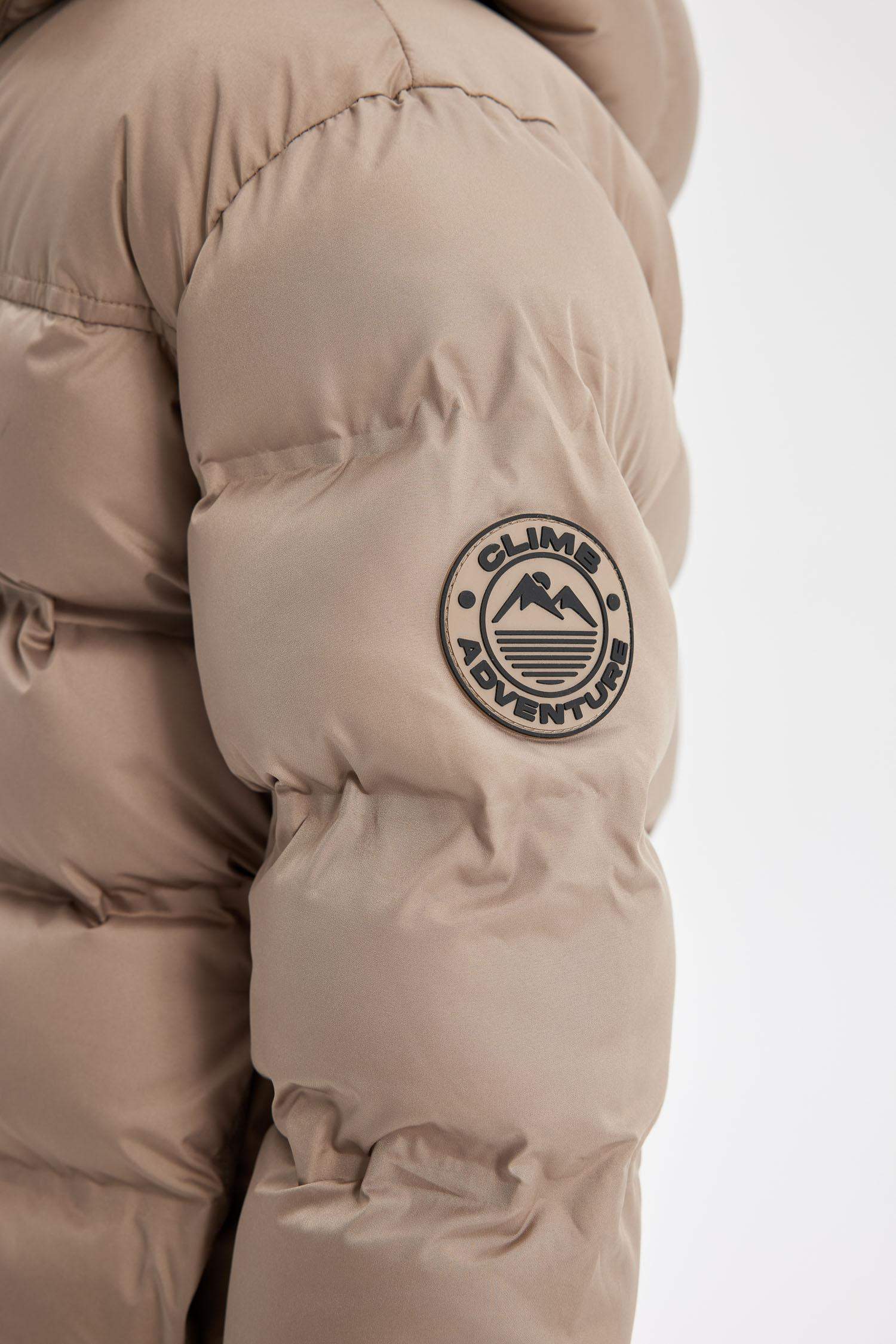 جاكيت دودون طارد للماء بغطاء للرأس