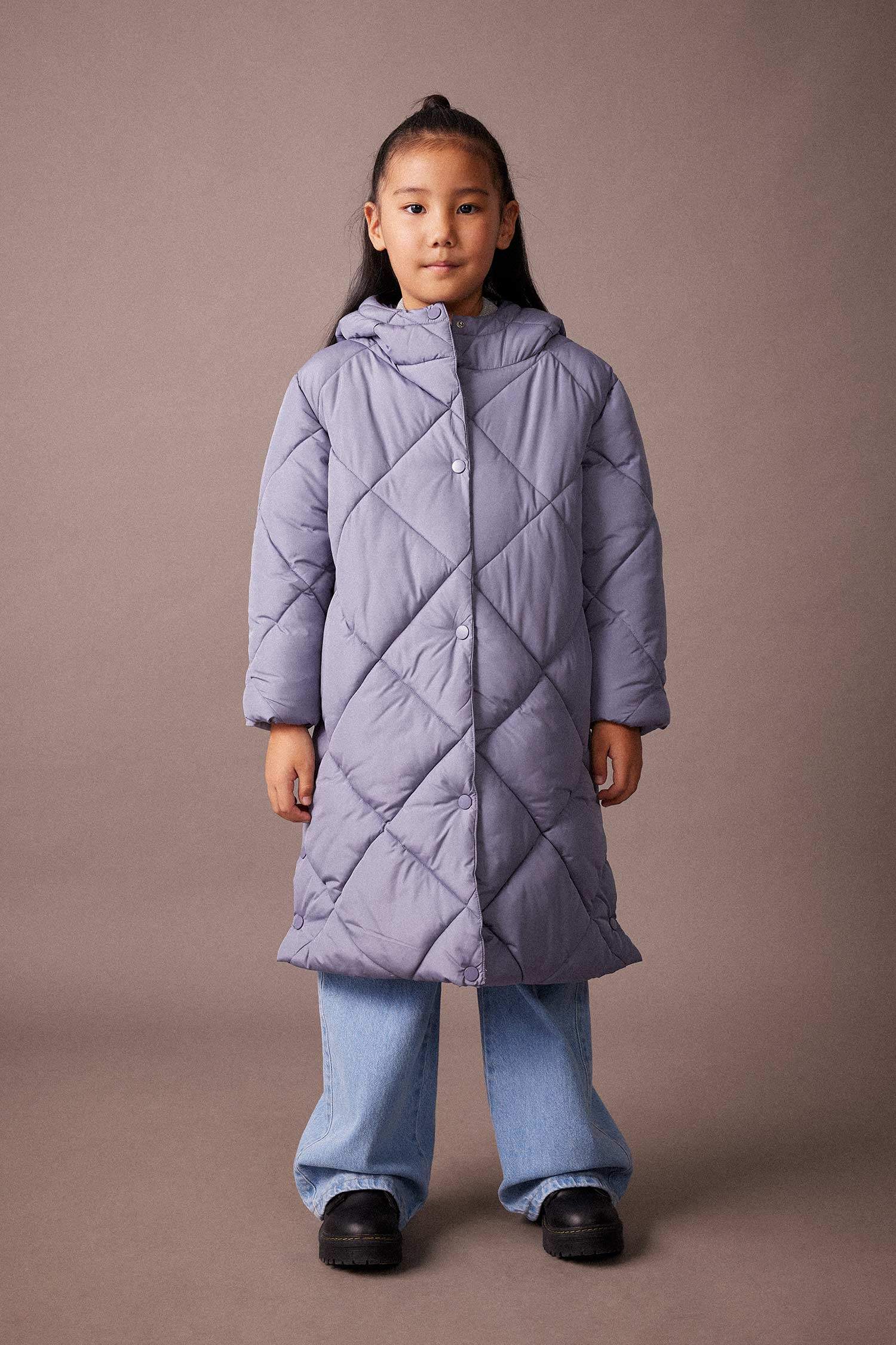 Girls cheap long puffer