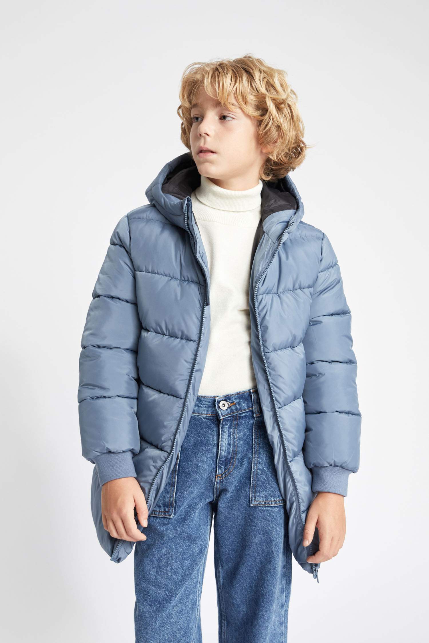 Парка водоотталкивающая ткань стандартного кроя для мальчиков