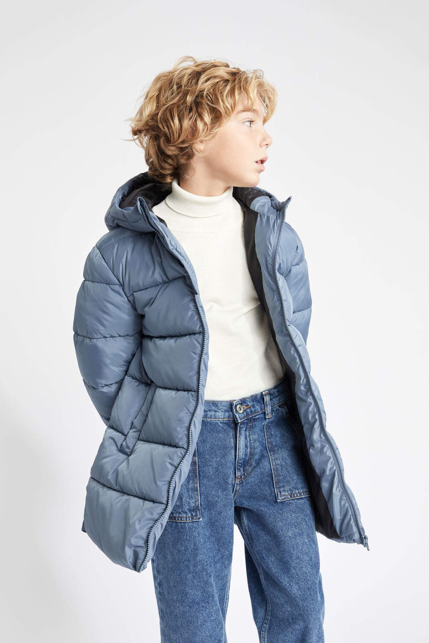 Парка водоотталкивающая ткань стандартного кроя для мальчиков