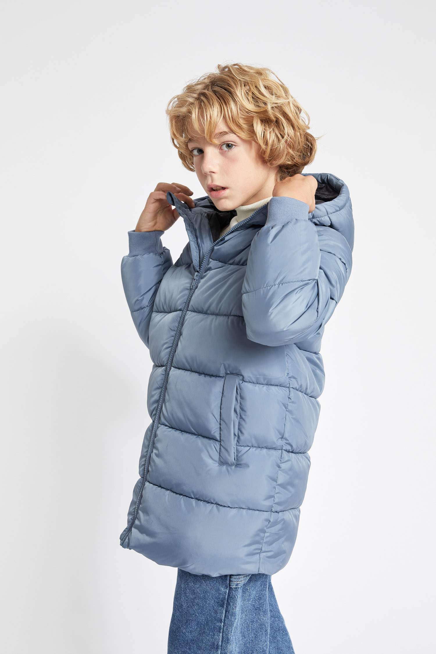 Парка водоотталкивающая ткань стандартного кроя для мальчиков