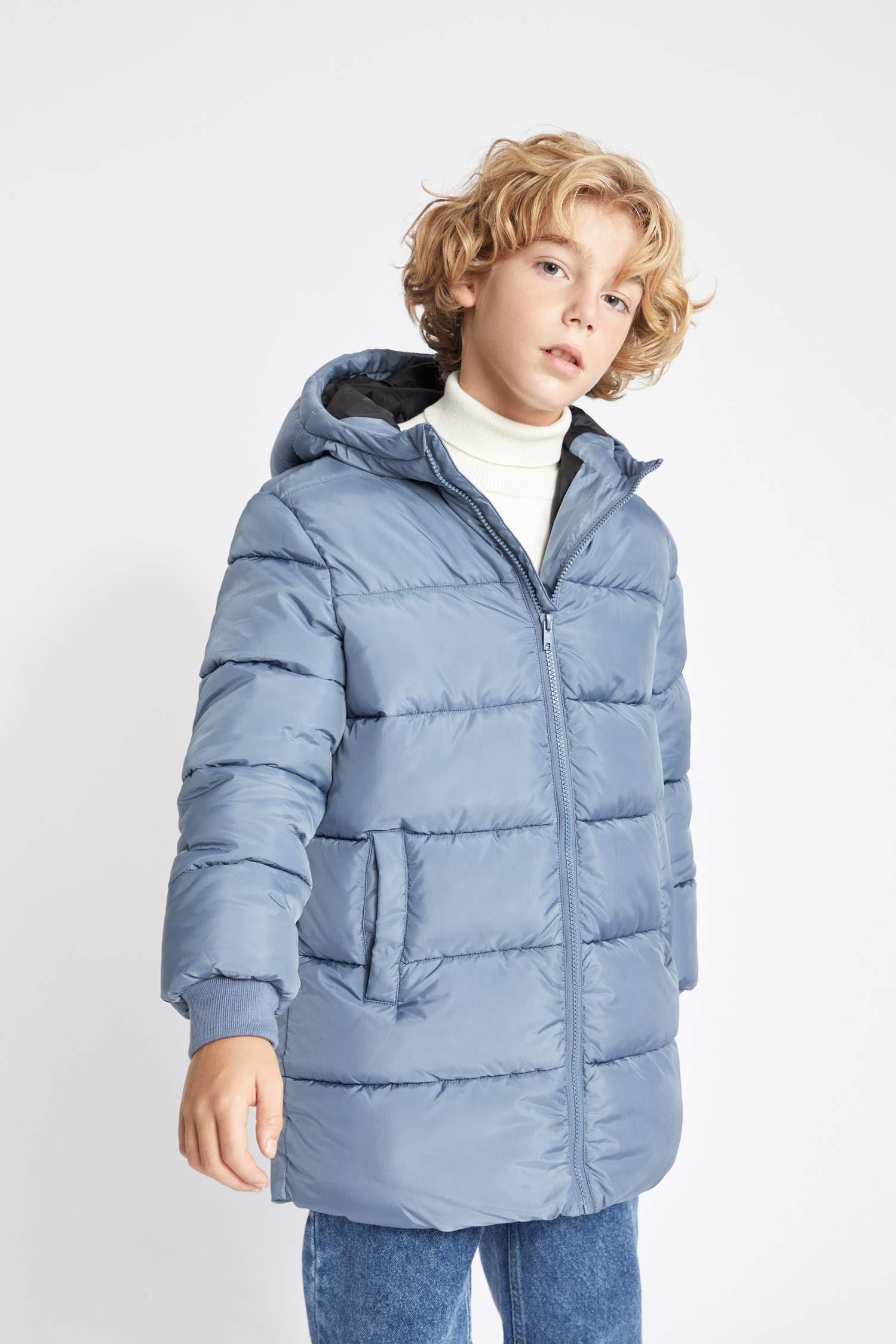 Парка водоотталкивающая ткань стандартного кроя для мальчиков