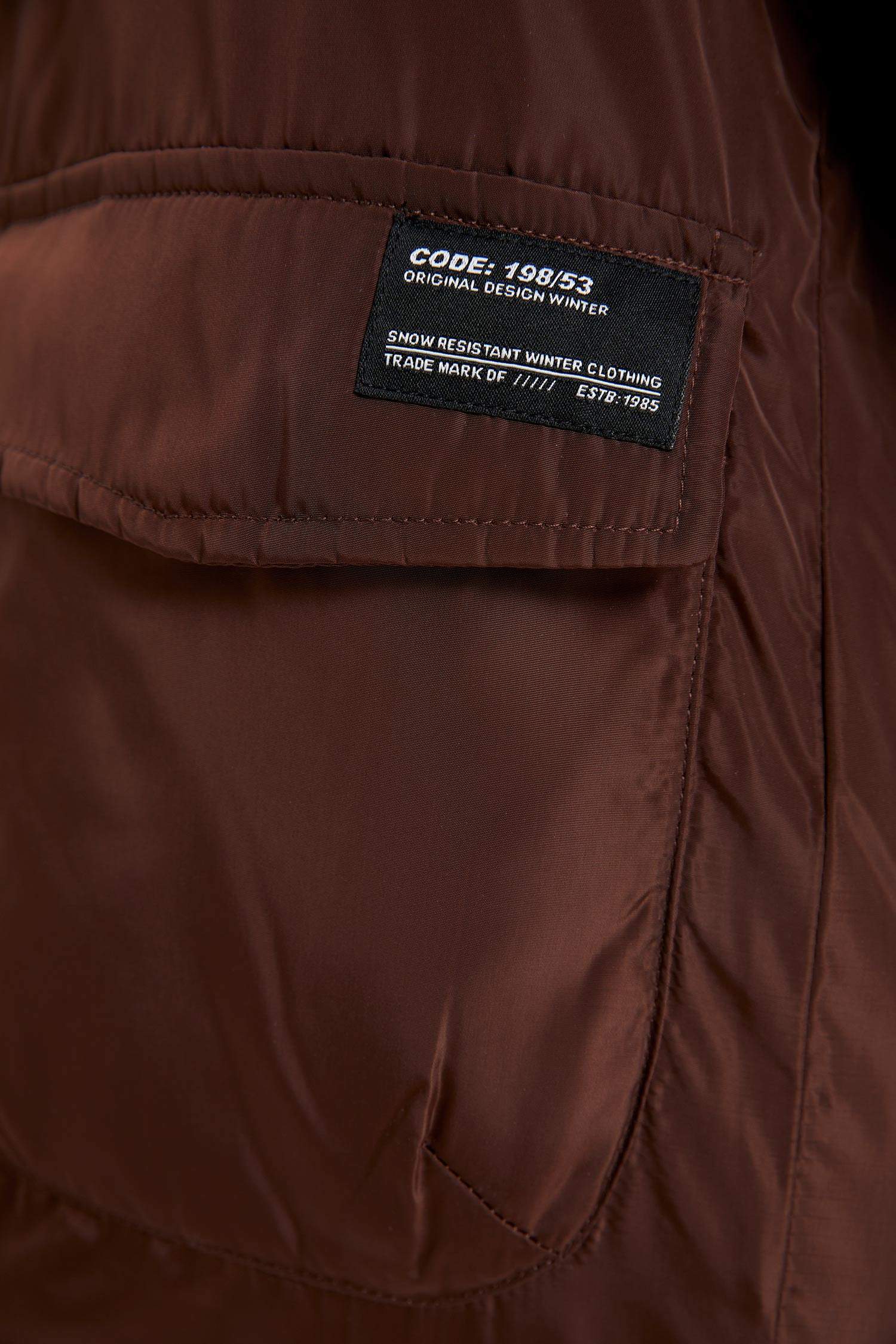 Erkek Çocuk Su İtici Kapüşonlu Mont