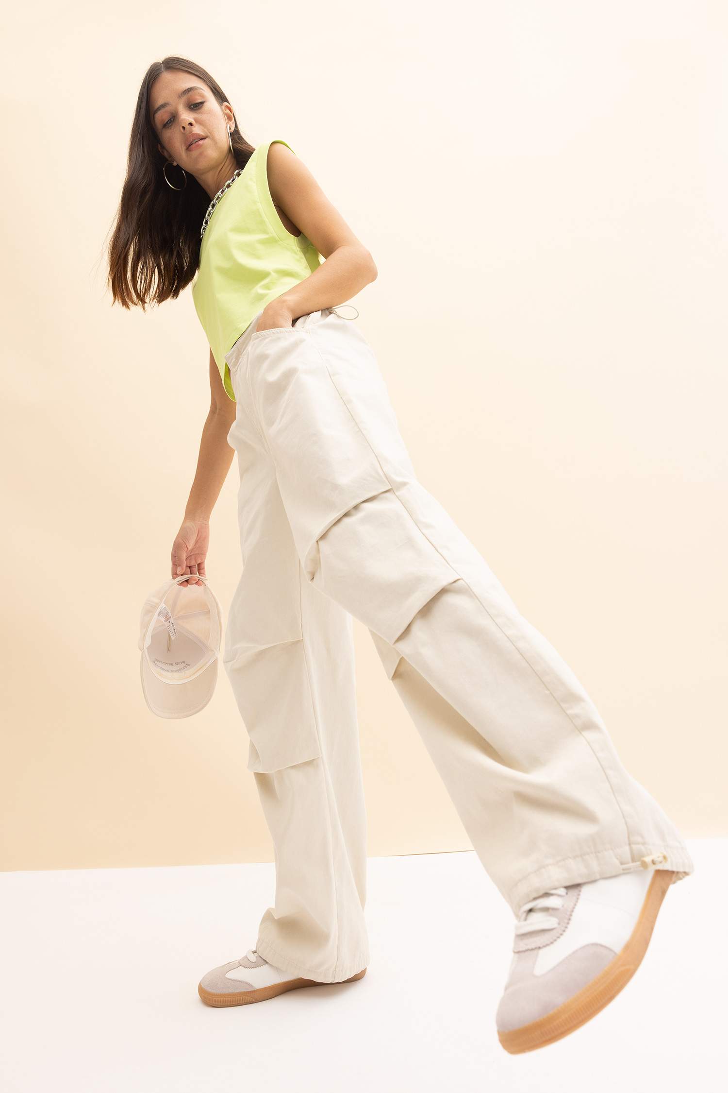 بنطلون باراشوت قطن