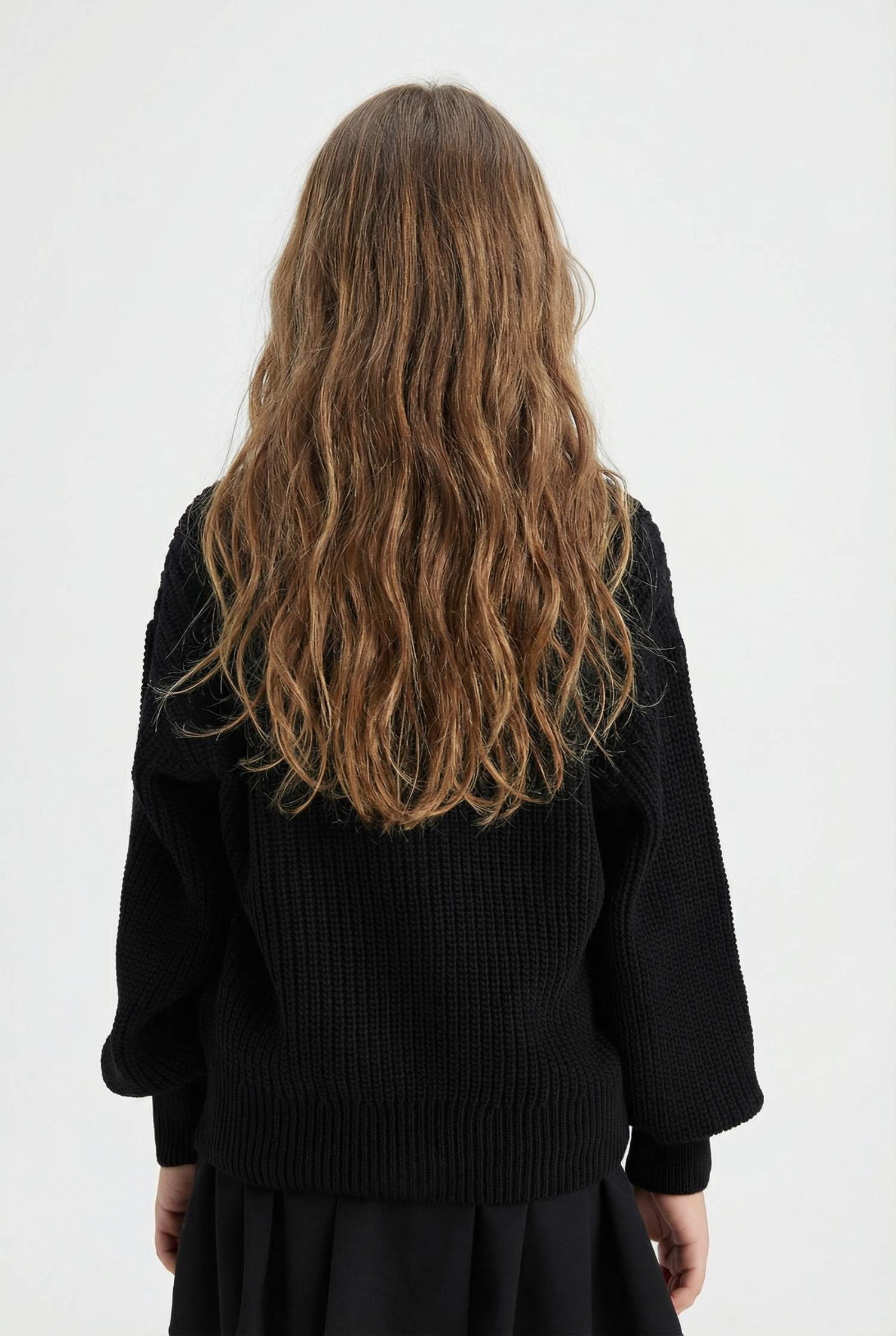 Cardigan en tricot à col en V