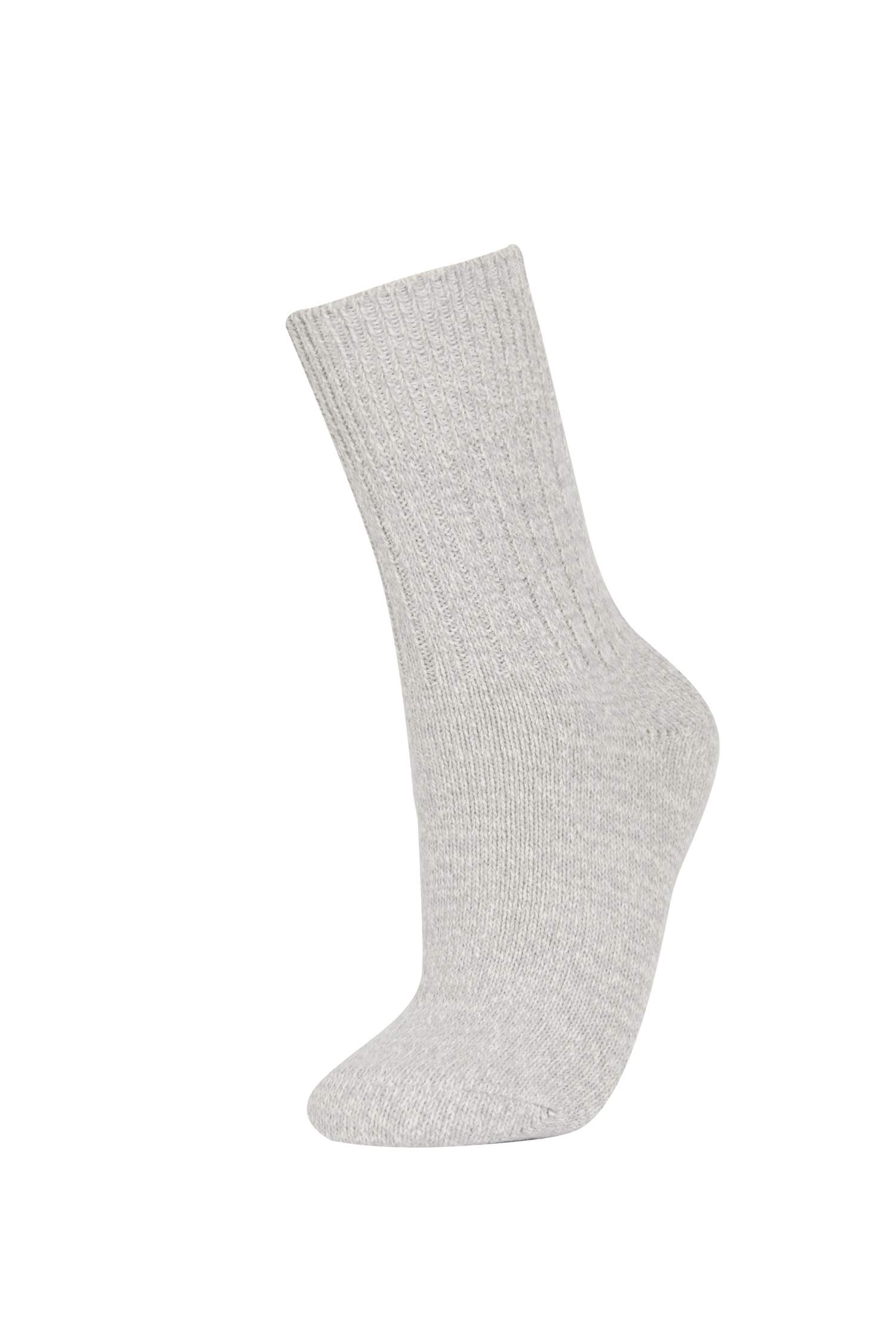 Kadın 2'li Pamuklu Uzun Çorap