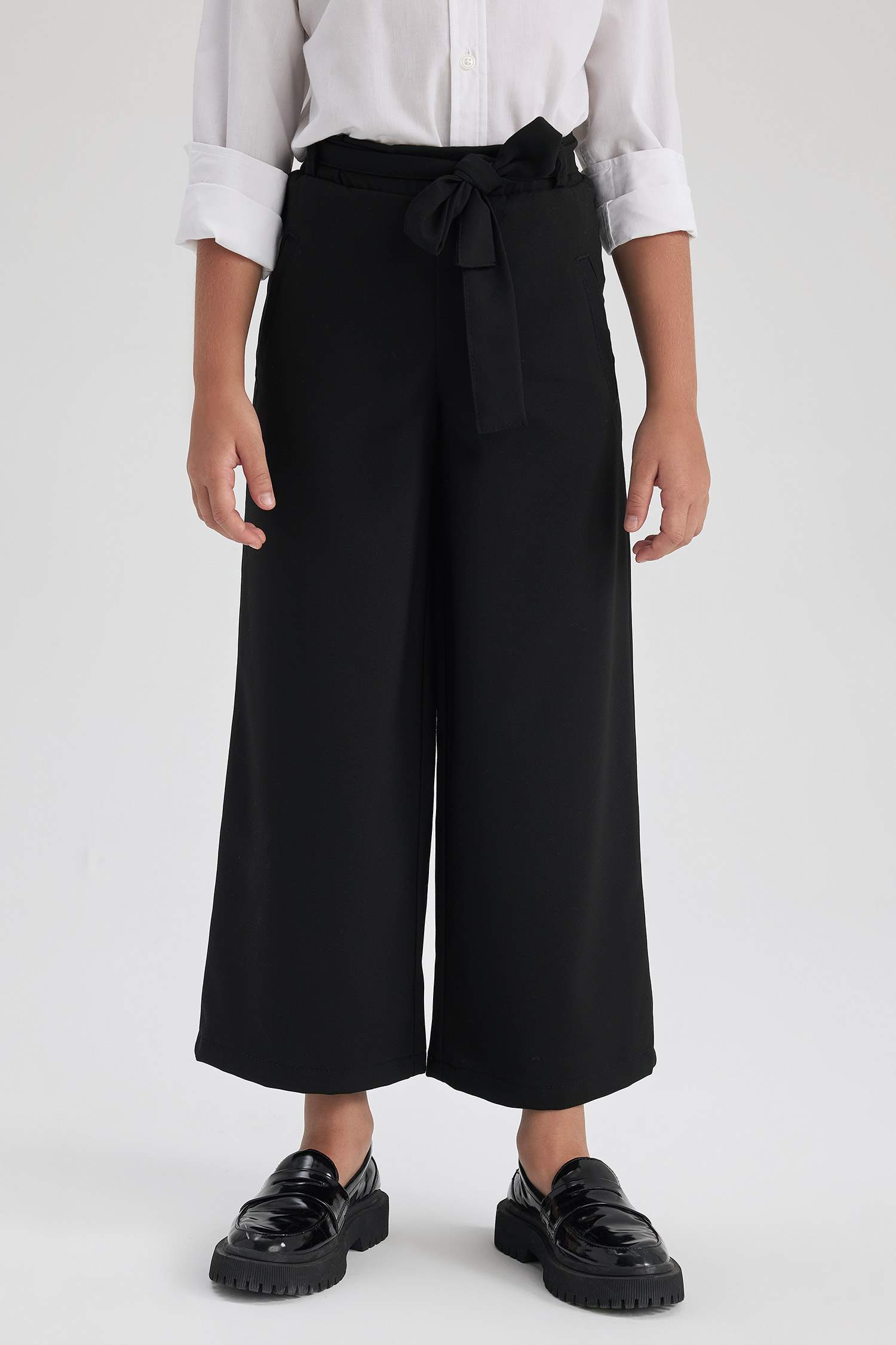 بنطلون بناتي وايد ليج