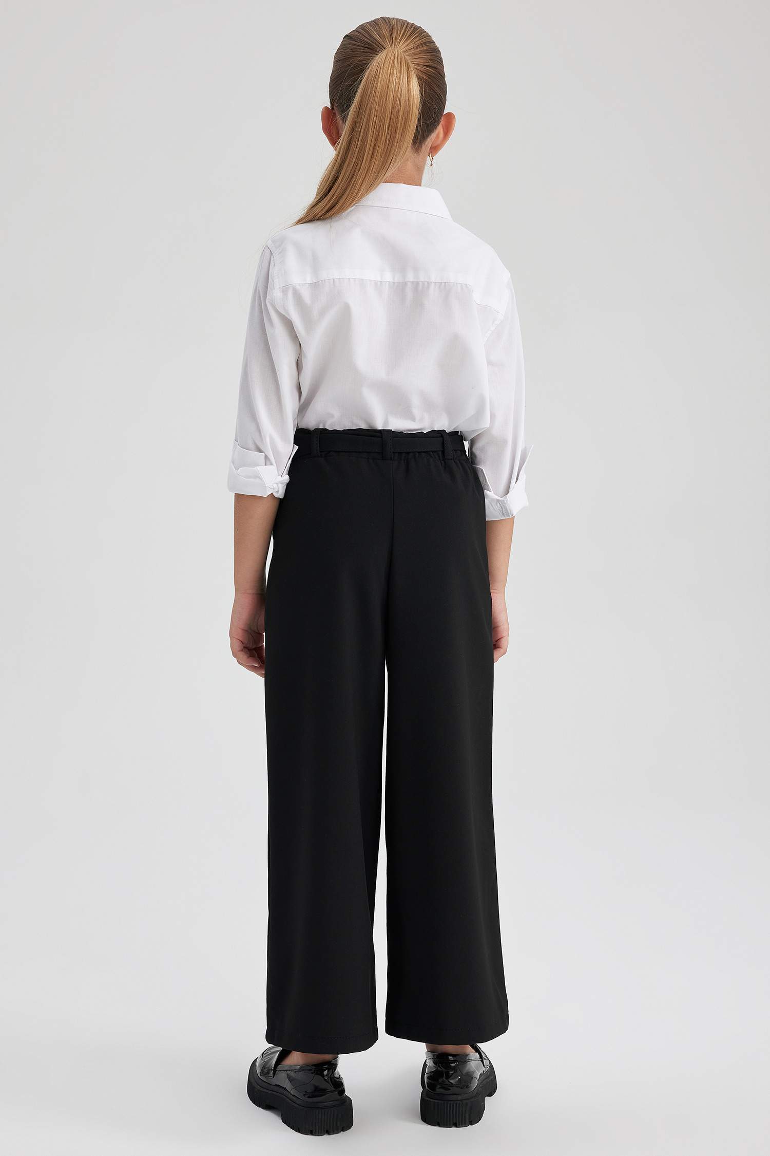 بنطلون بناتي وايد ليج