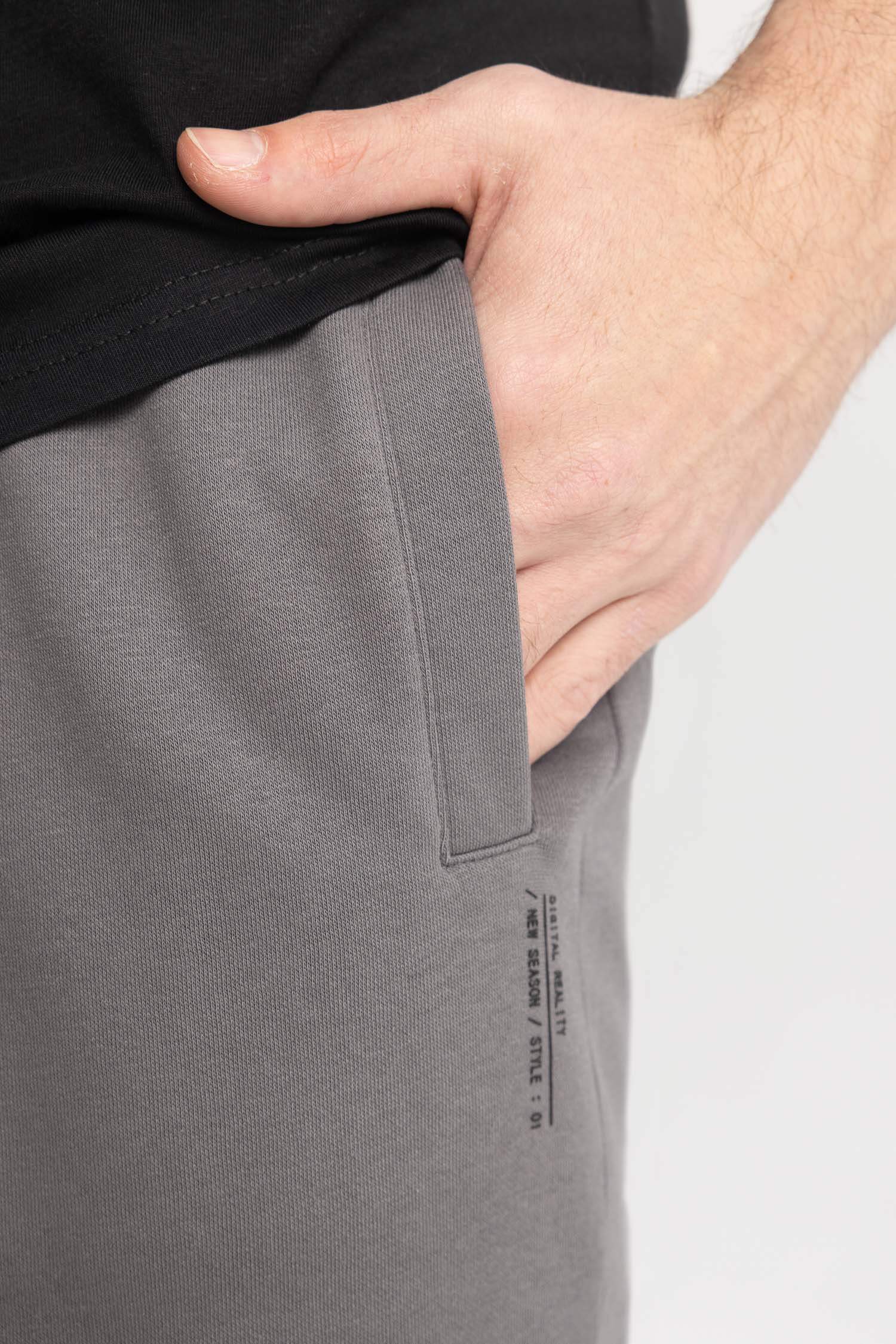 Regular Fit Thin Sweatshirt Fabric Shorts