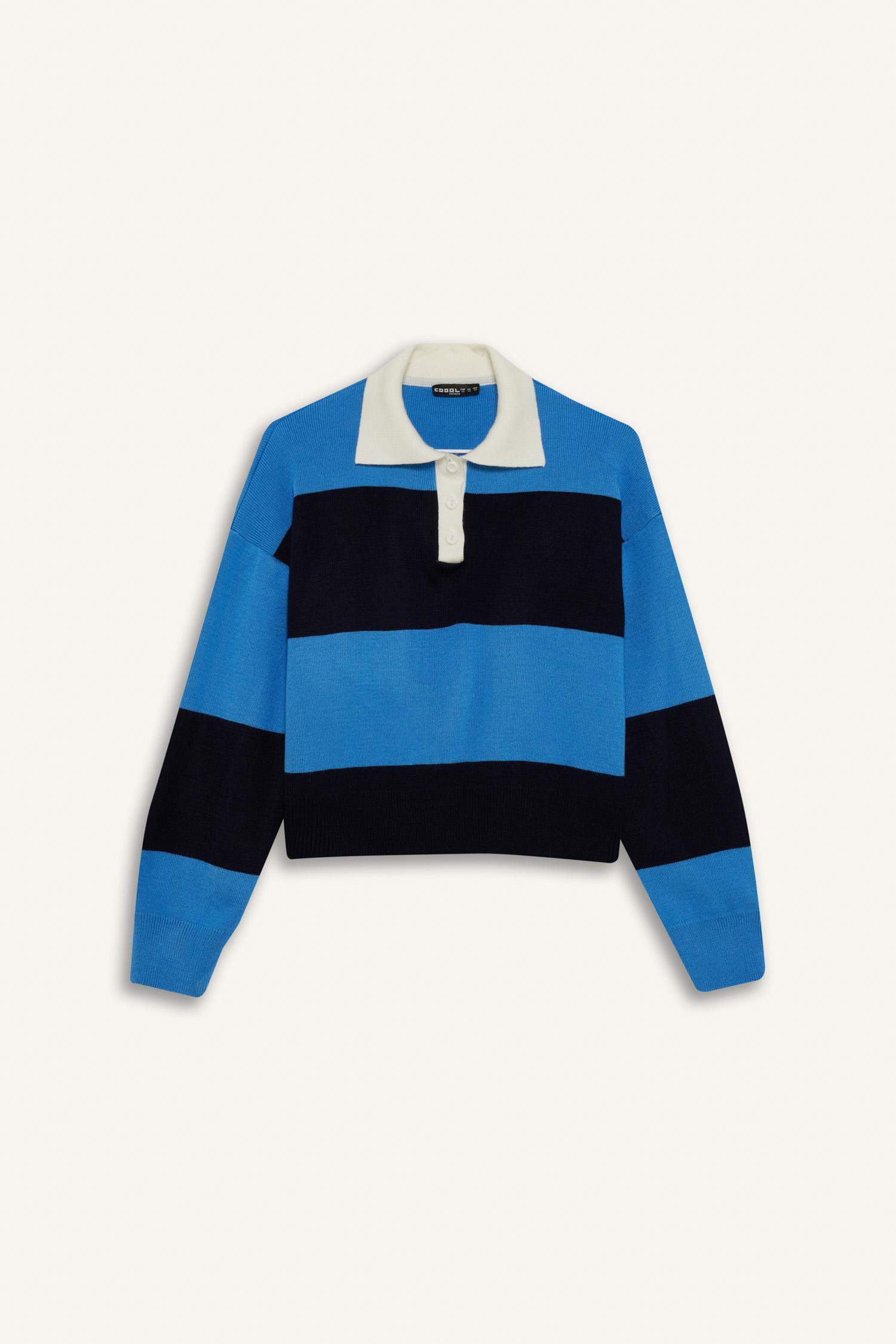 Pull à col polo Coupe régulière