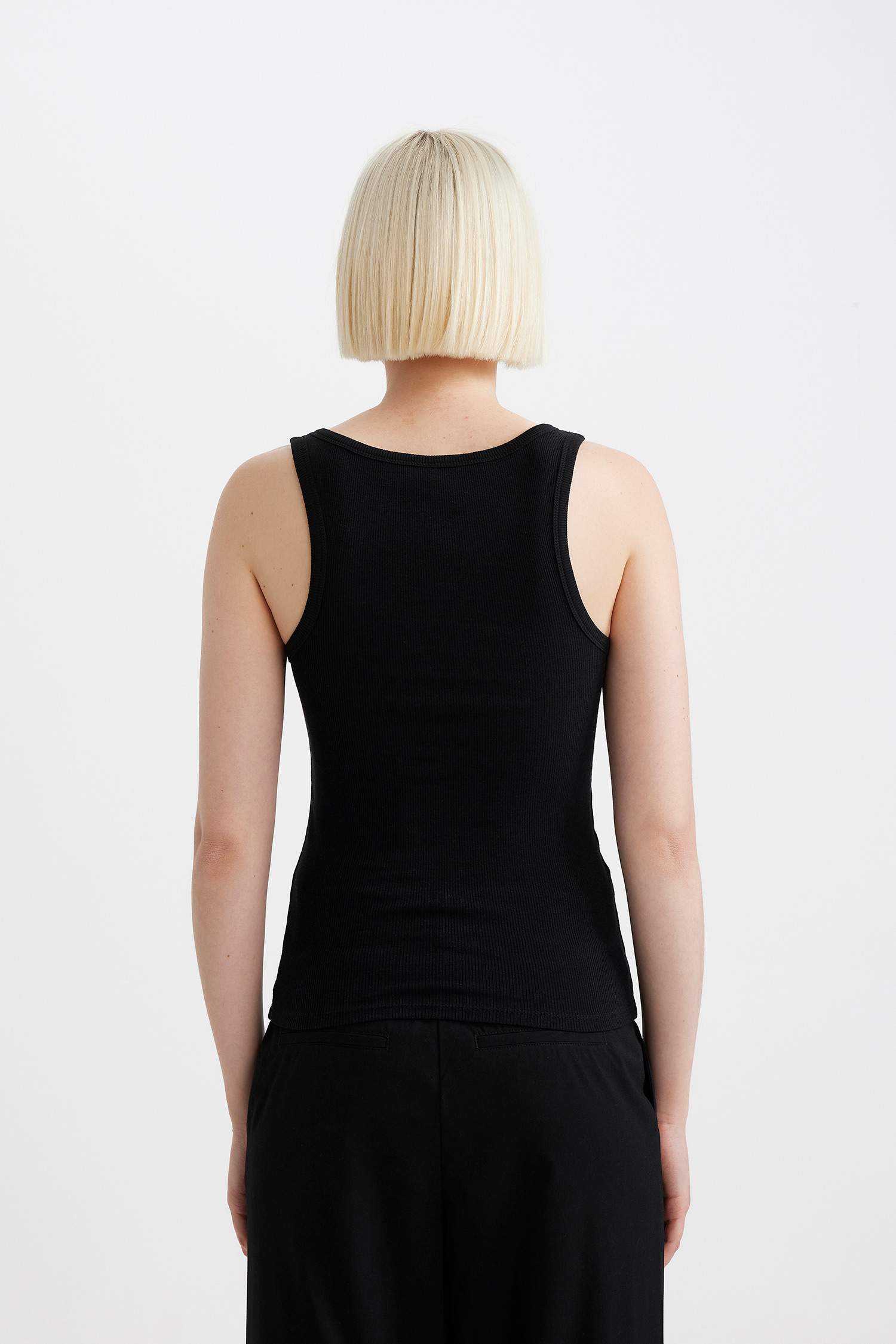 كيمونه مضلع سليم فيت بياخة مدورة