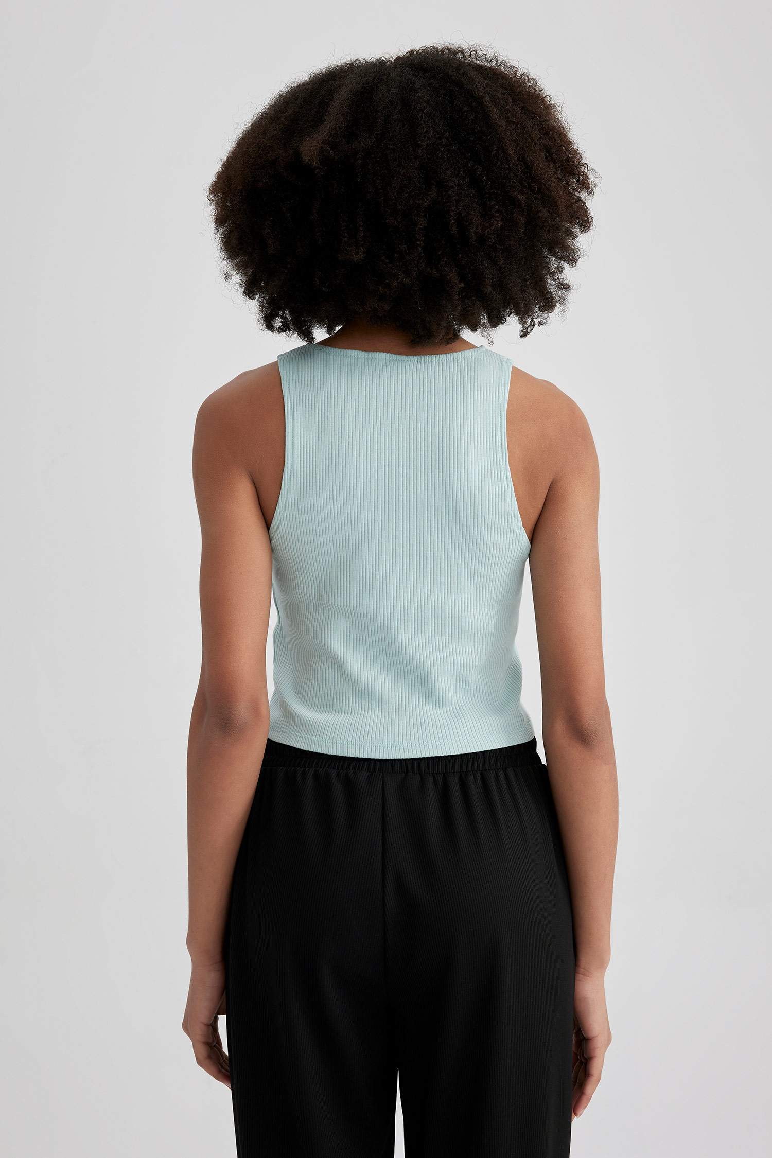 Débardeur de sport en coton à col rond de DeFactoFit