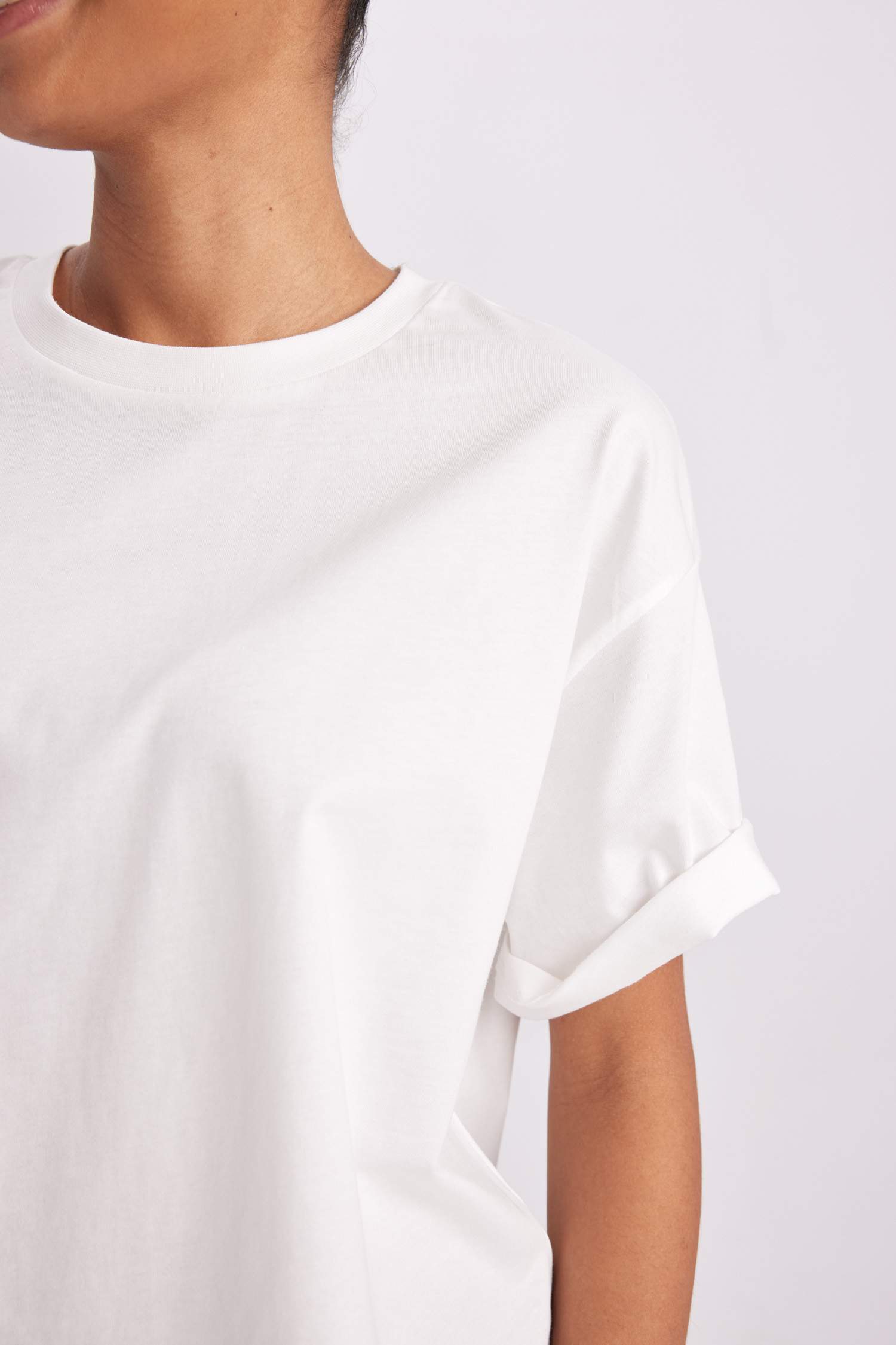 DeFactoFit Oversize Fit Crew Neck Sports T-Shirt