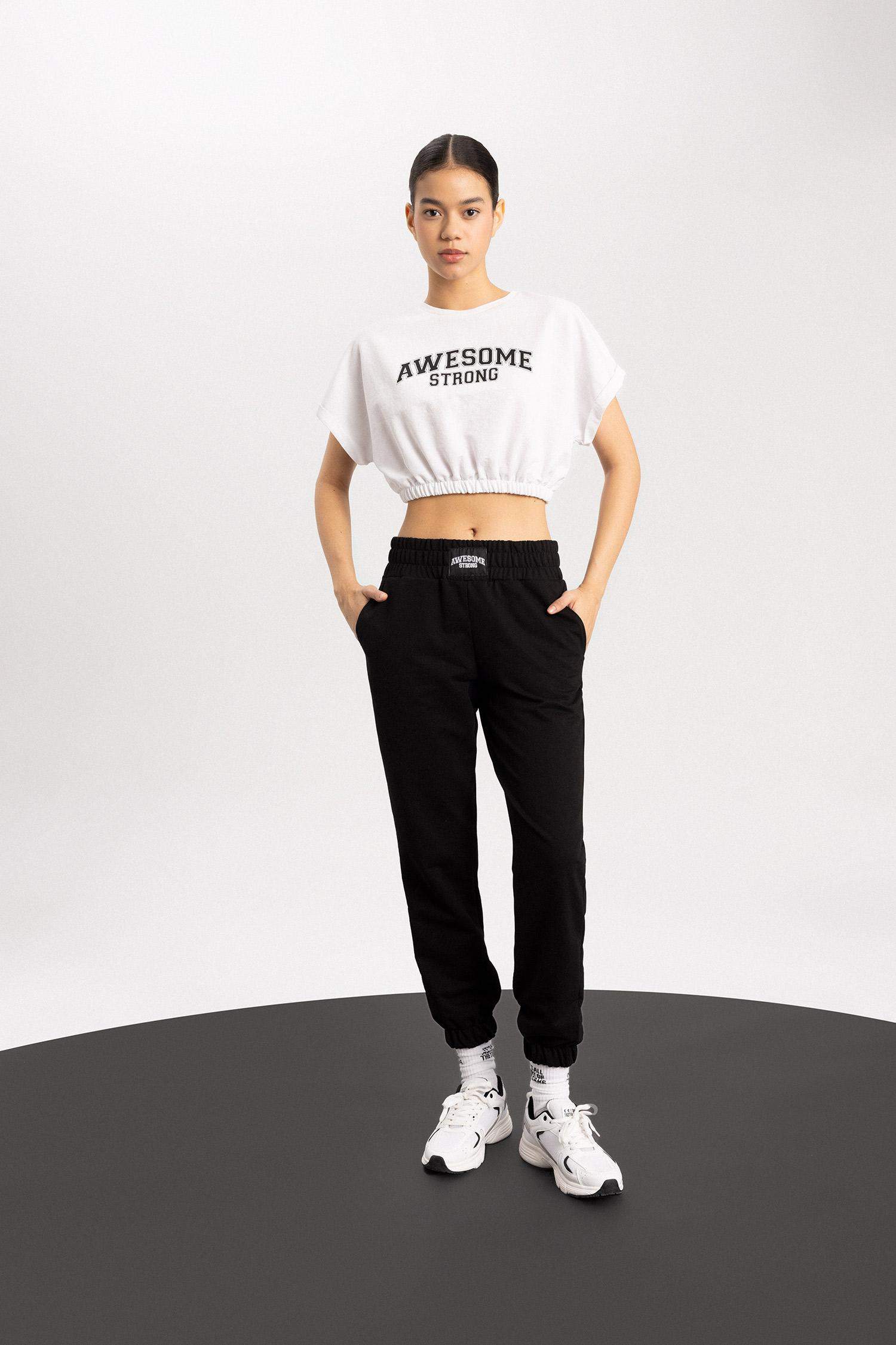 DeFactoFit Standard Fit Basic Jogger Sweatpants