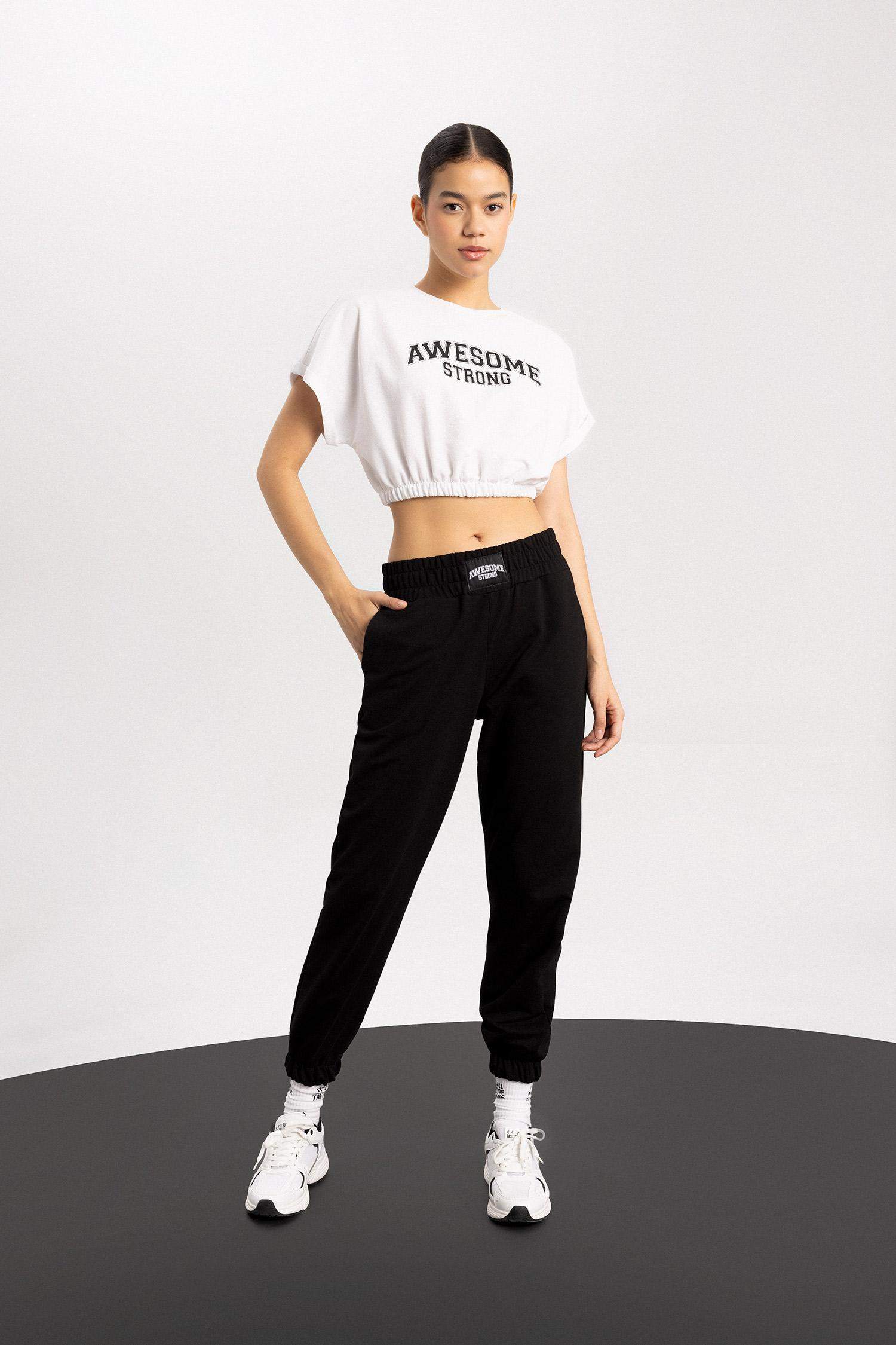 DeFactoFit Standard Fit Basic Jogger Sweatpants