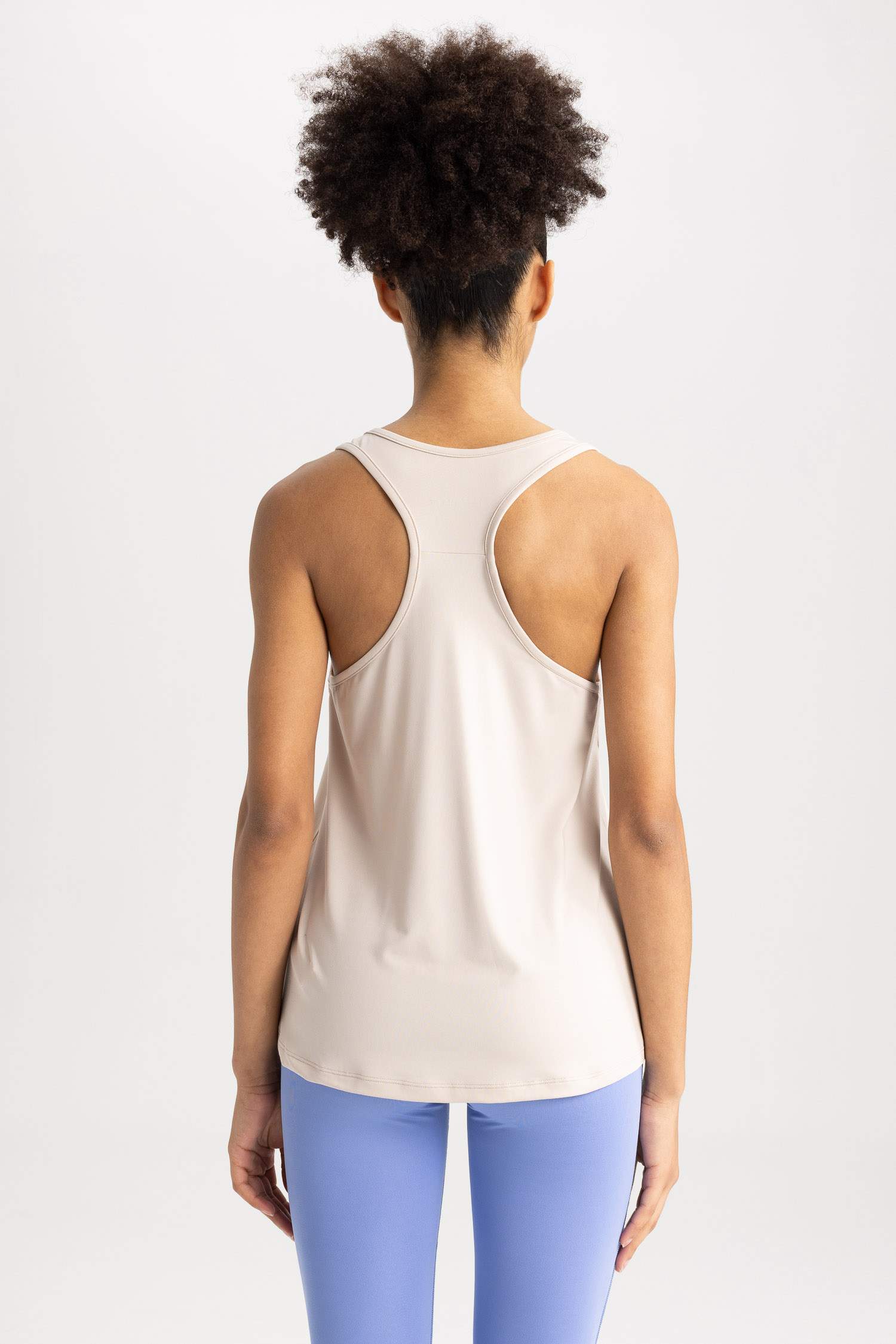 Long Fit Crew Neck Tank Top
