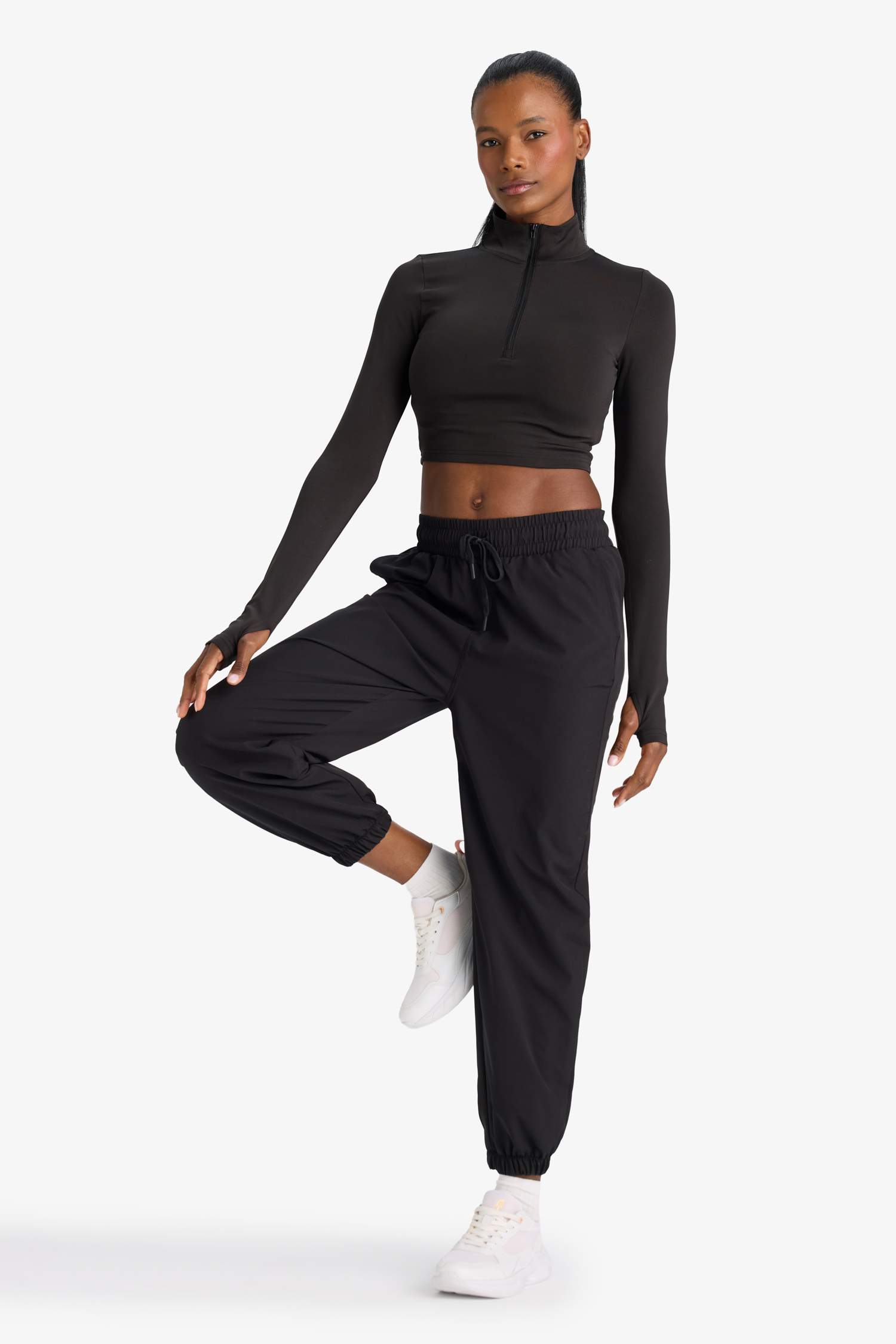 DeFactoFit Standard Fit Woven Jogger Sweatpants