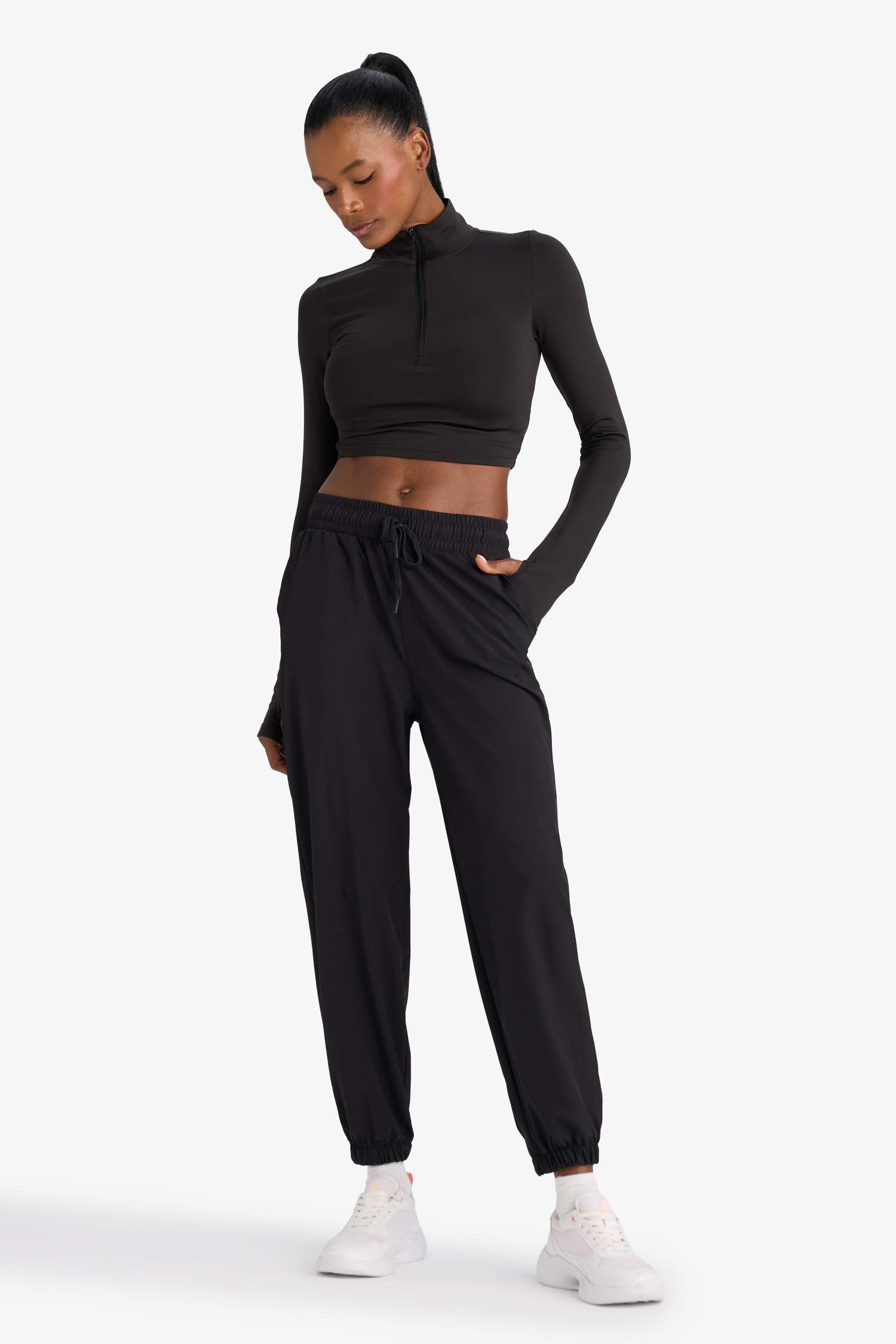 DeFactoFit Standard Fit Woven Jogger Sweatpants