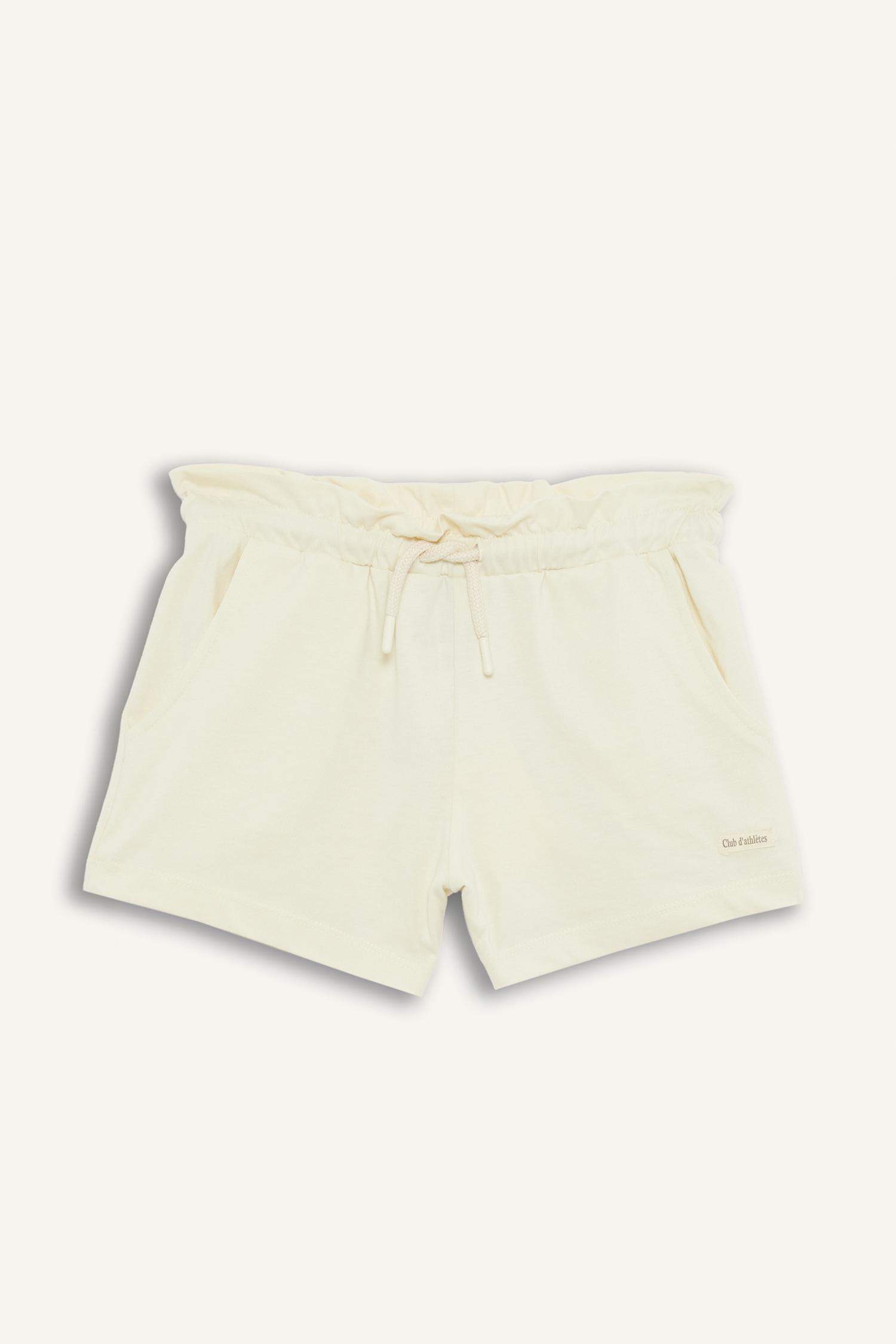 Girl Elastic Waist Printed Shorts