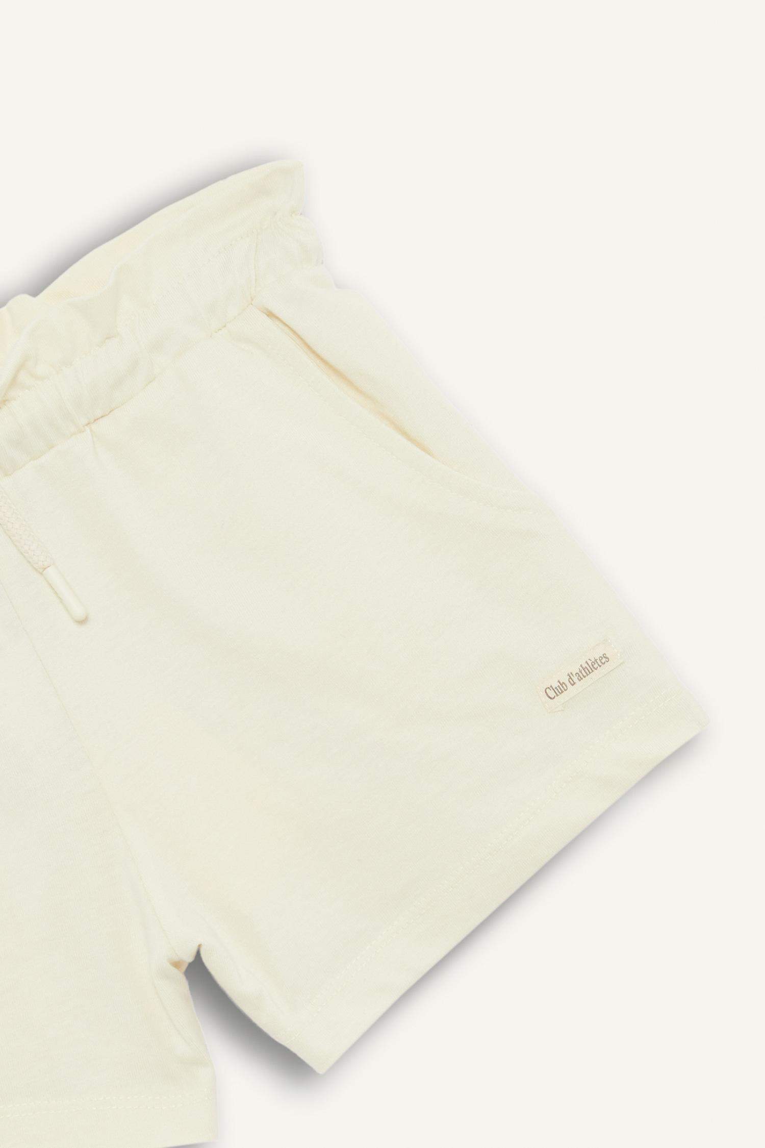 Girl Elastic Waist Printed Shorts