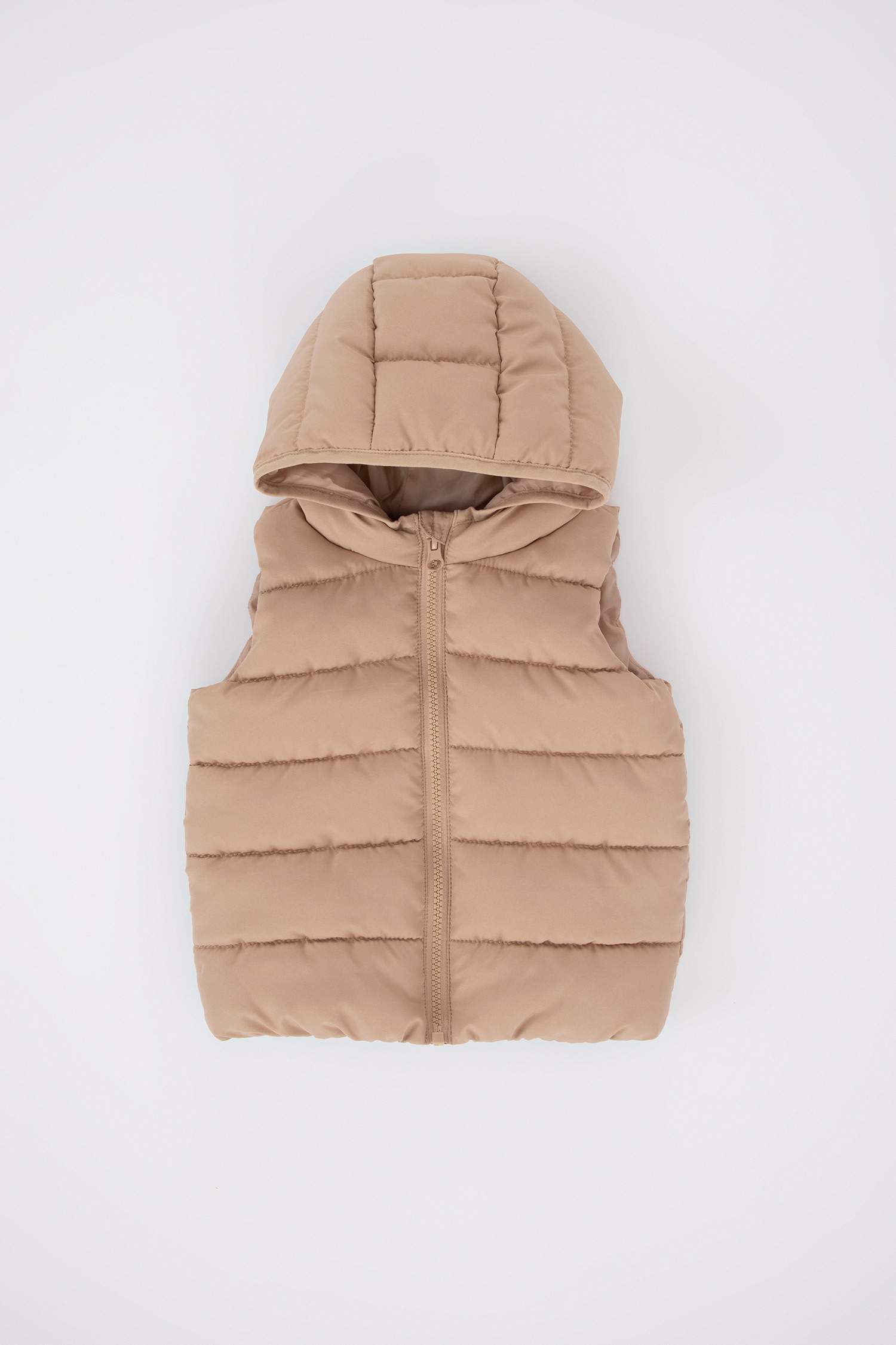 Ecru BABY GIRL Hooded Vest 2785455 DeFacto