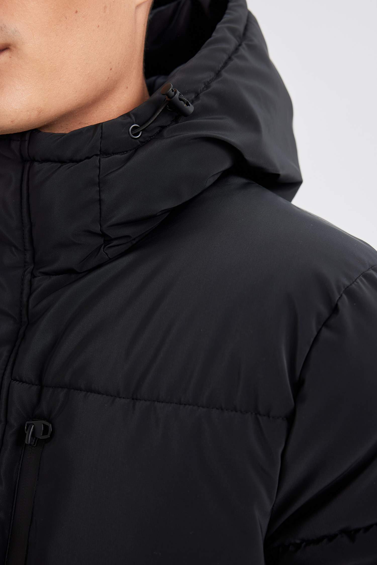 Su Geçirmez Şişme Mont Kapüşonlu Fermuarlı Cepli Çıtçıtlı Cepli