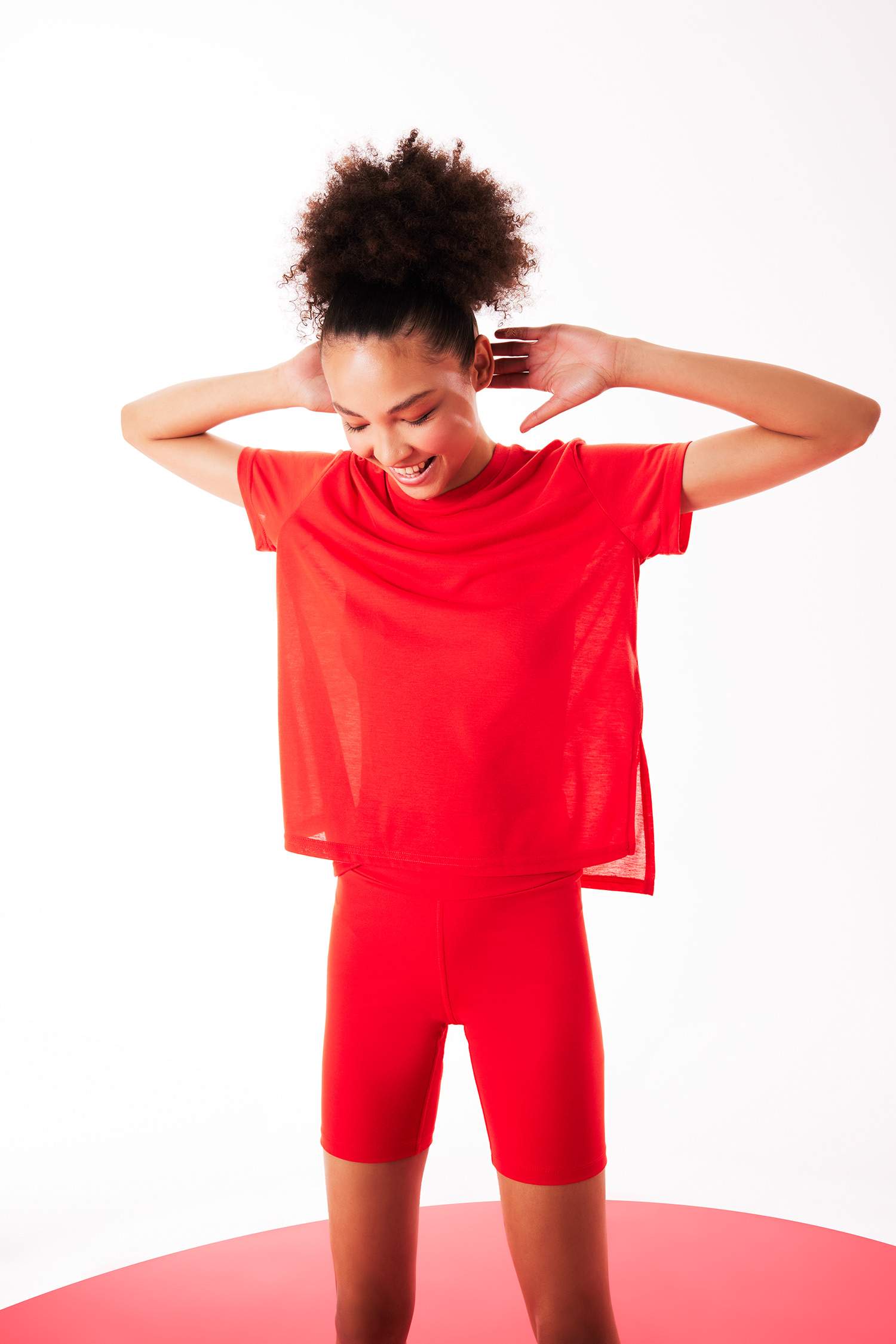 T-Shirt À Manches Courtes Coupe Standard Col Rond