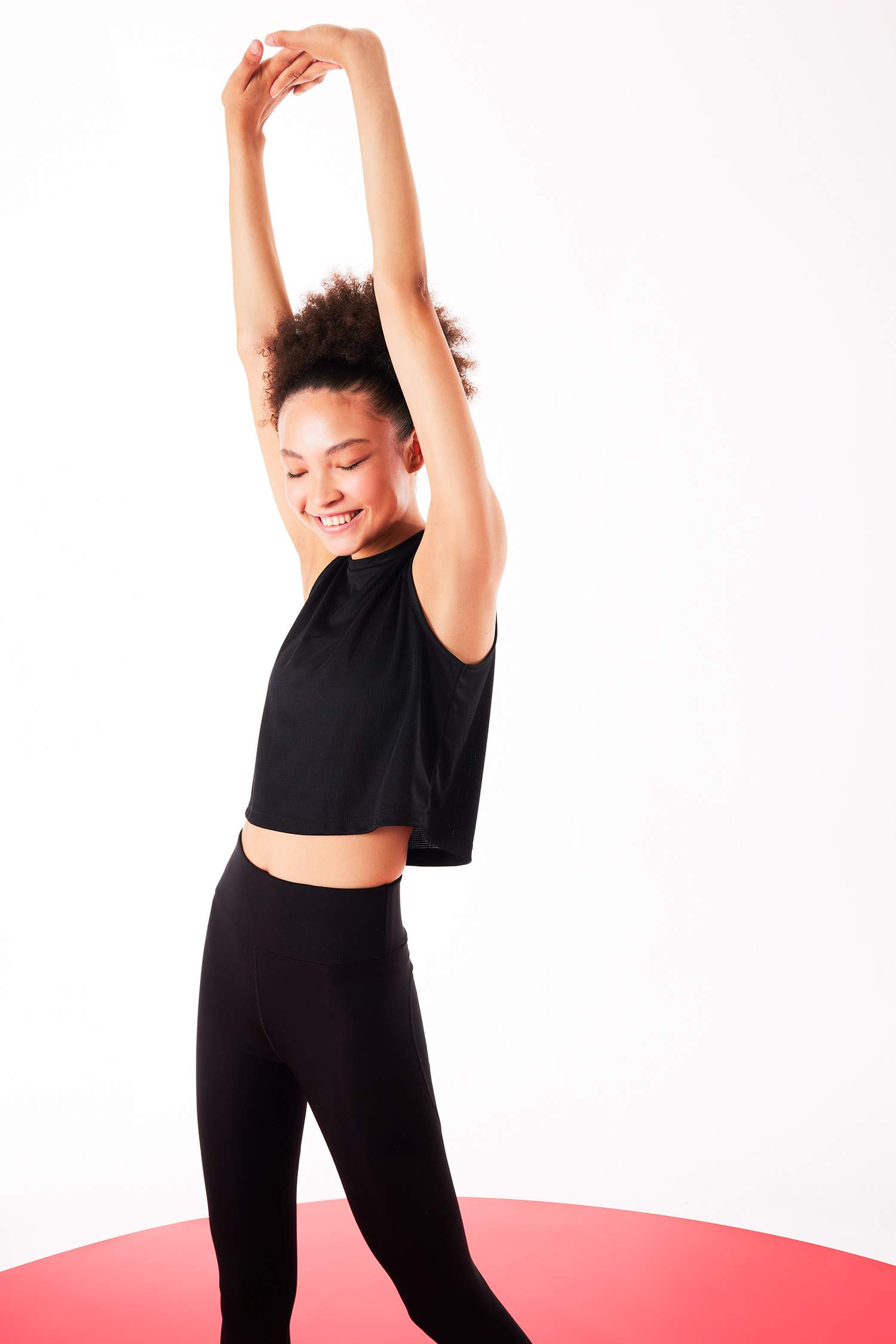 Débardeur Crop Top Slogan Col Rond Defacto Fit