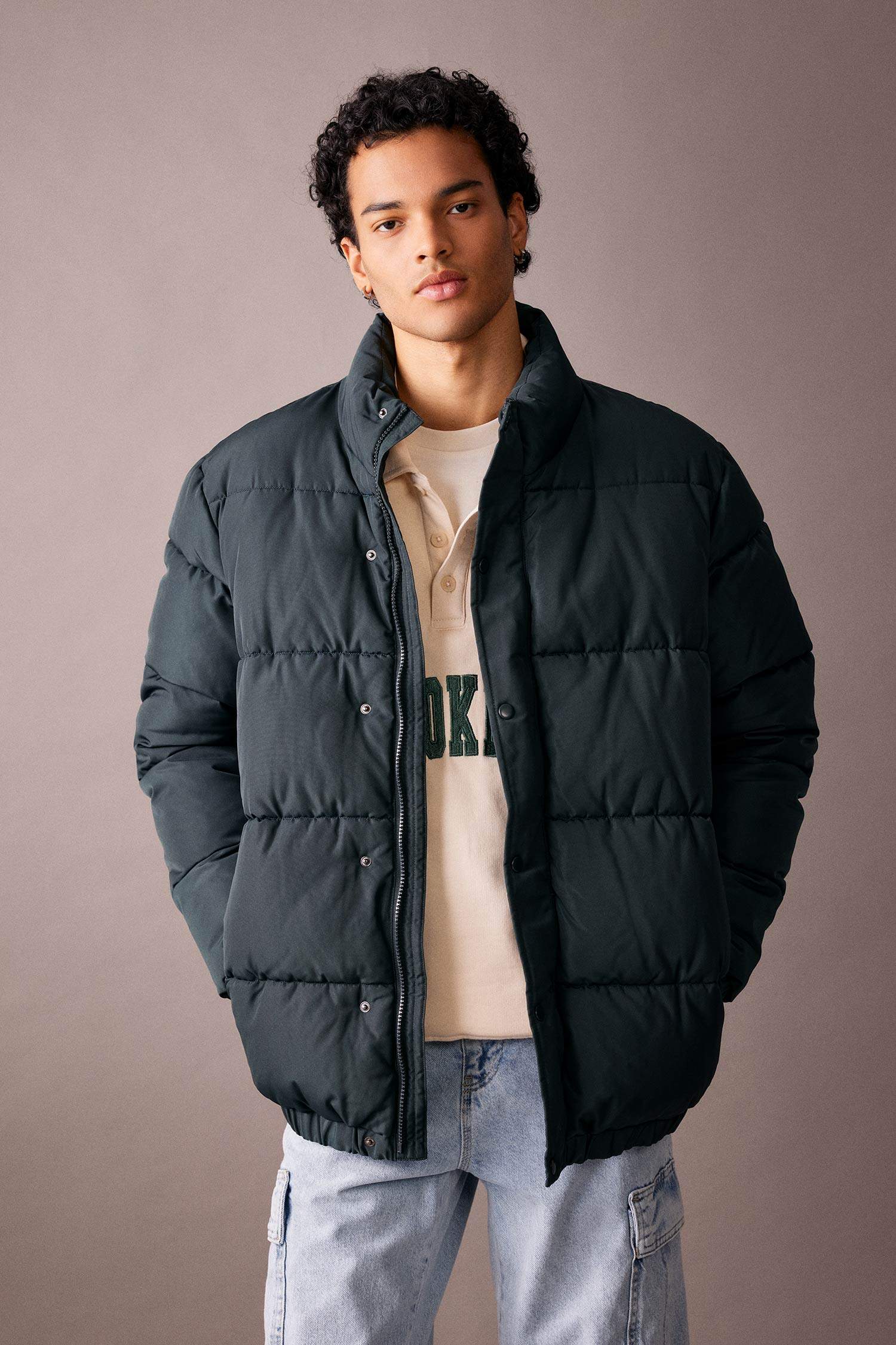 Regular Fit Puffer Jacket