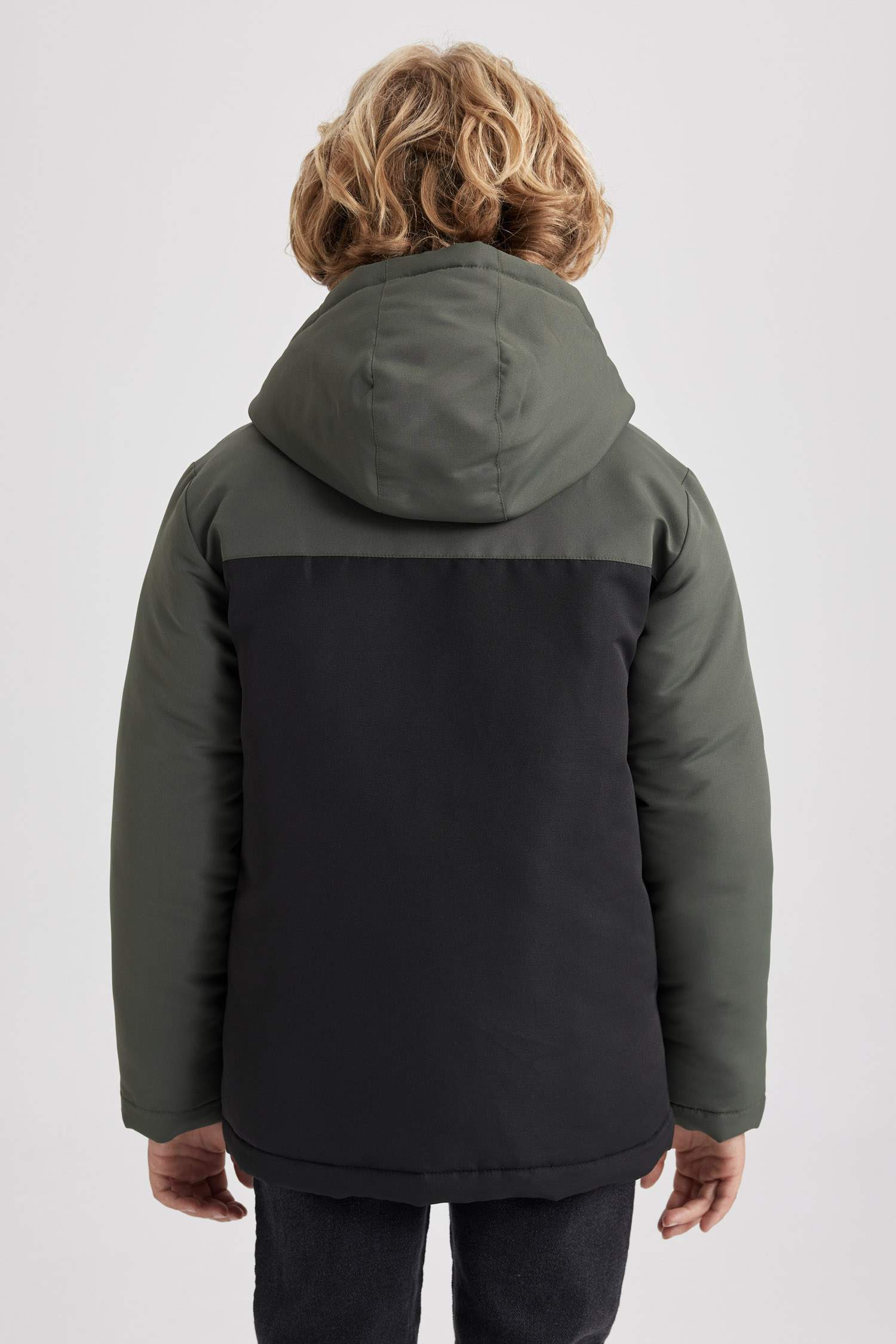 Boy Hooded Water Repellent Puffer Jacket