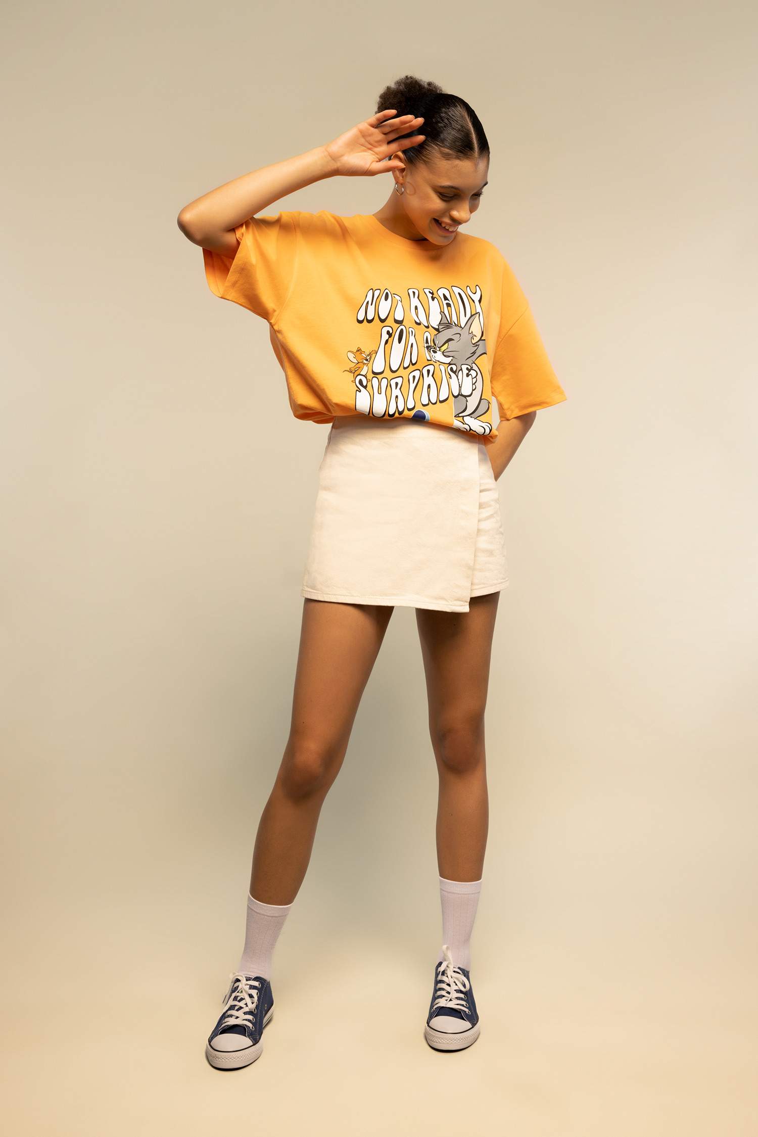 Normal Waist Jean Shorts