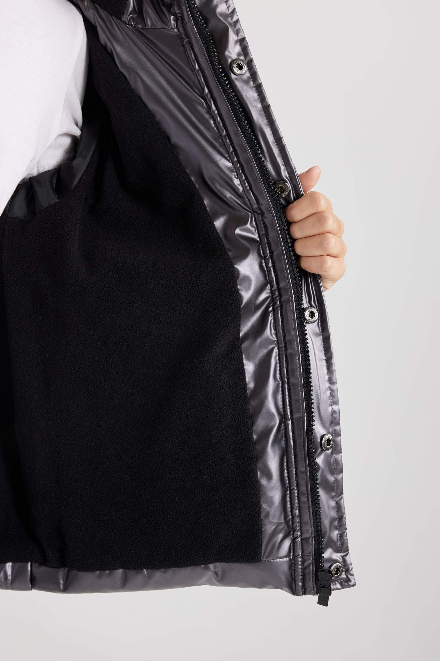 Куртка с капюшоном на подкладке из флиса для мальчиков