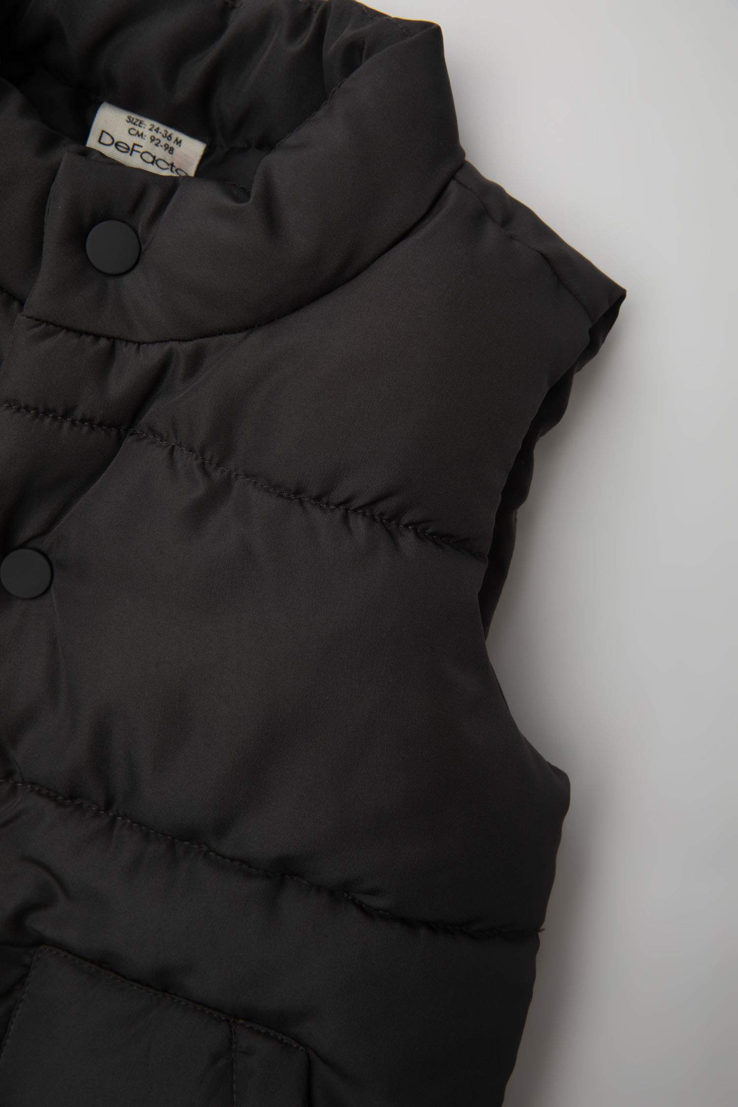 Baby Boy High Collar Puffer Vest