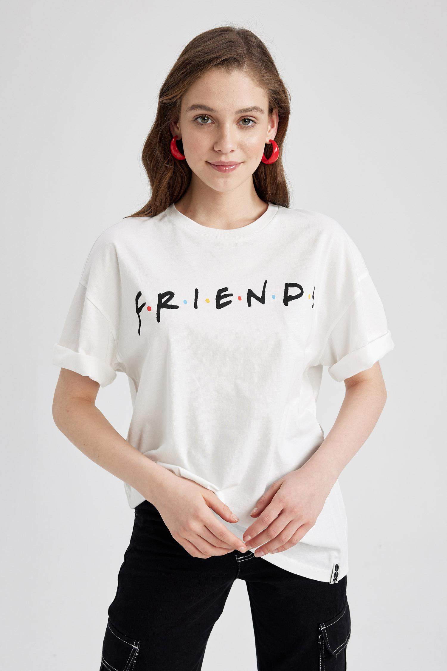 Coool Warner Bros. 100th Anniversary Oversize Fit Printed Short Sleeve T-Shirt