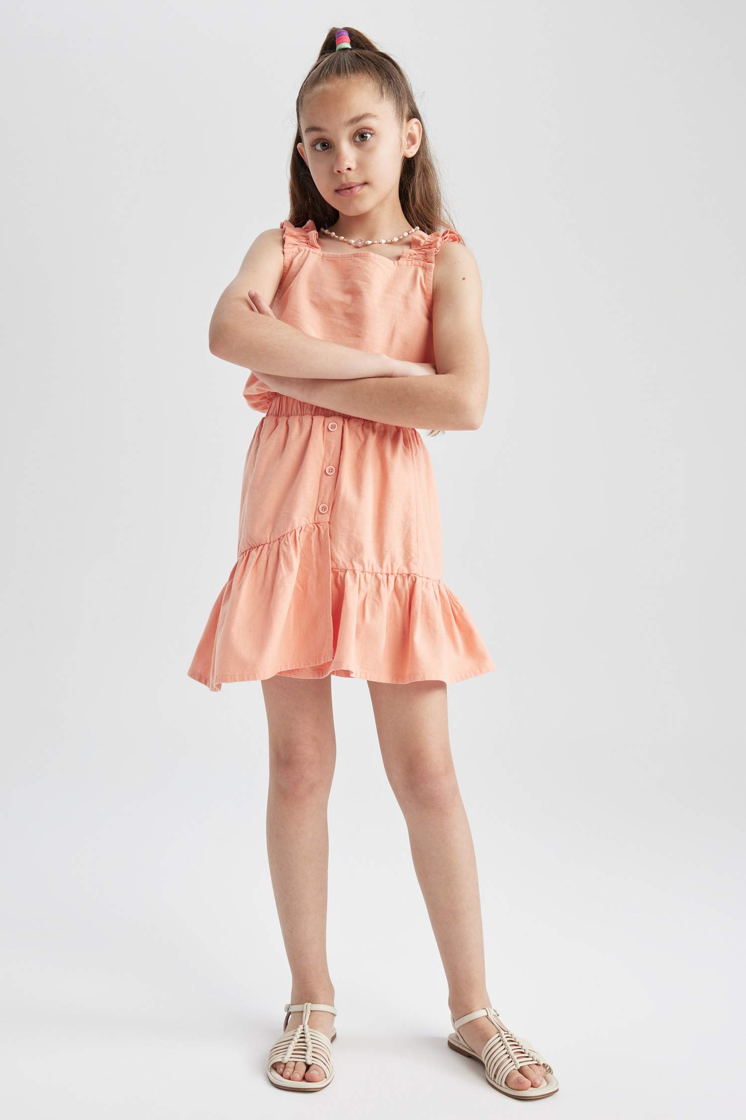 سيت بناتي بلوزة و تنورة - قطعتين