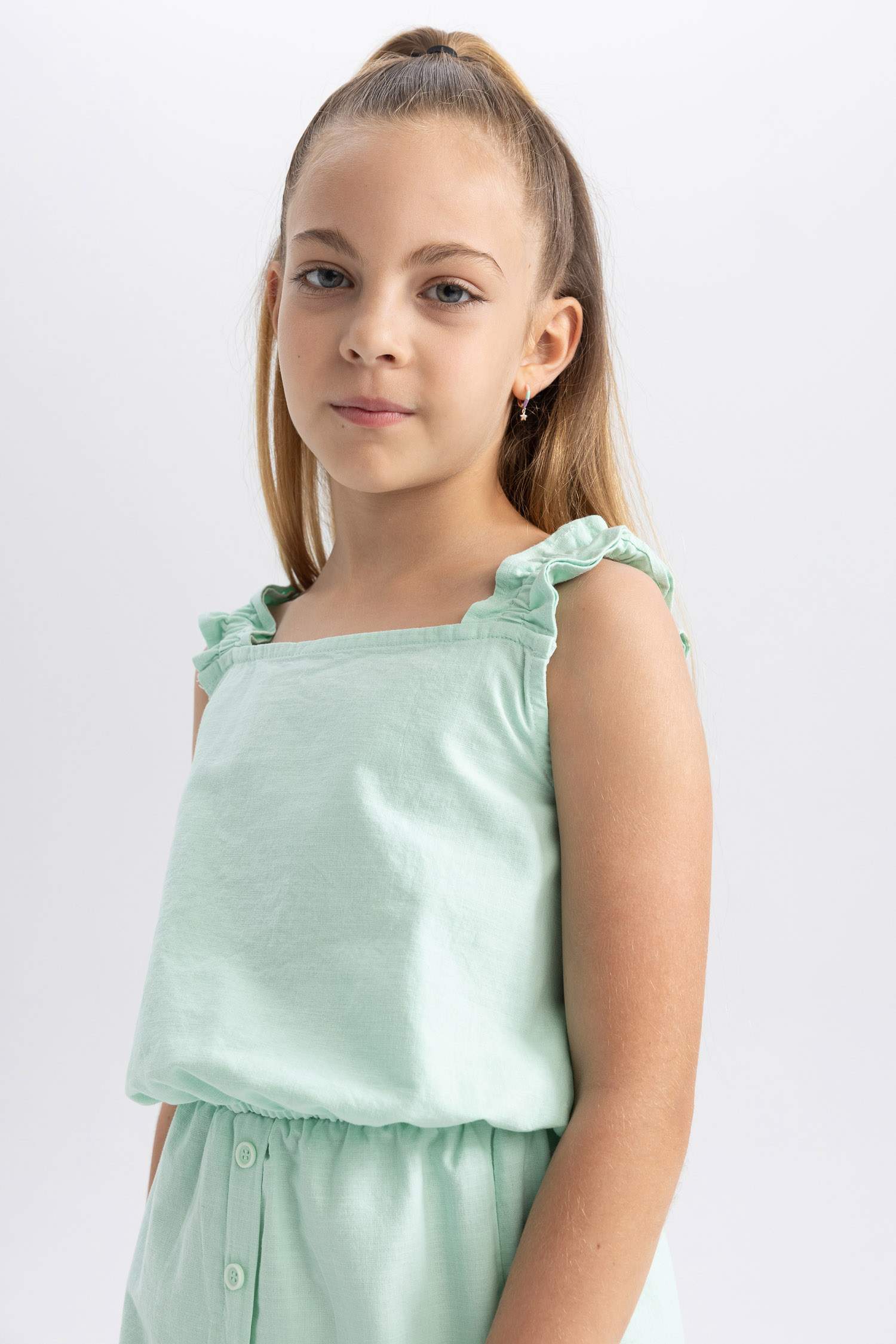 سيت بناتي بلوزة وتنورة - قطعتين